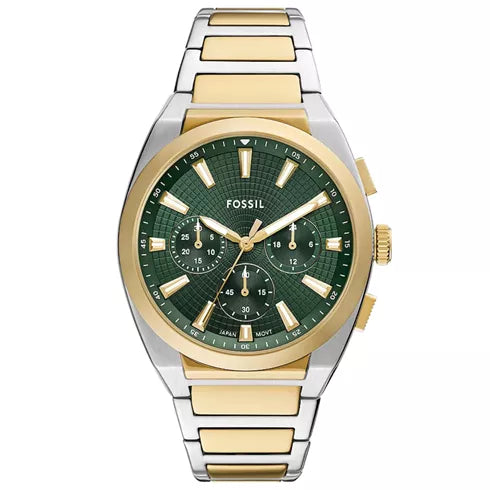 Fossil Men's Everett Chronograph Two-Tone Stainless Steel Men's Watch | FS6106