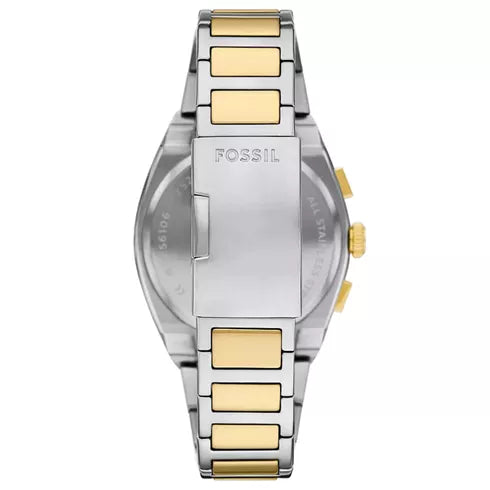 Fossil Men's Everett Chronograph Two-Tone Stainless Steel Men's Watch | FS6106