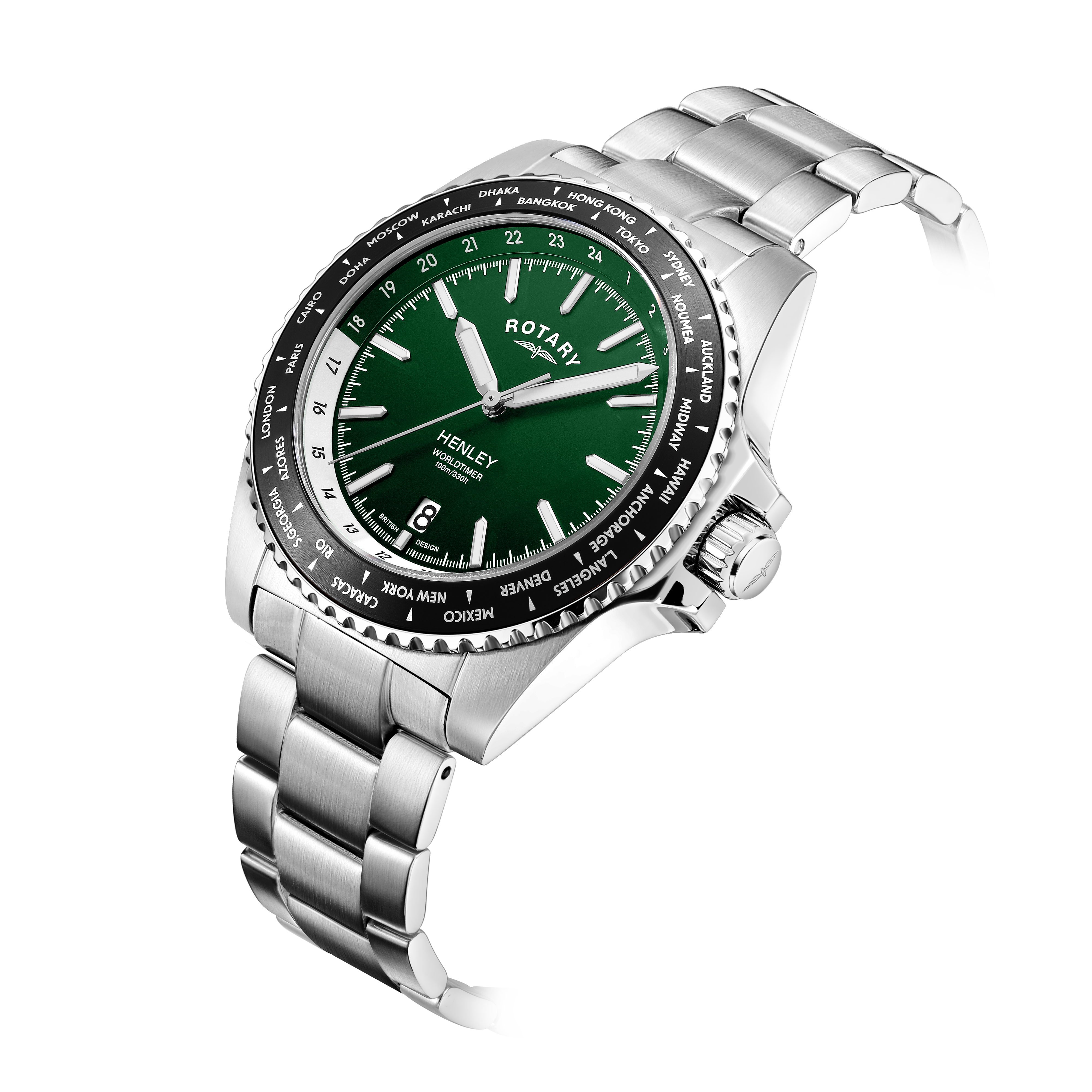 Rotary WorldTimer Watch | GB05370/78