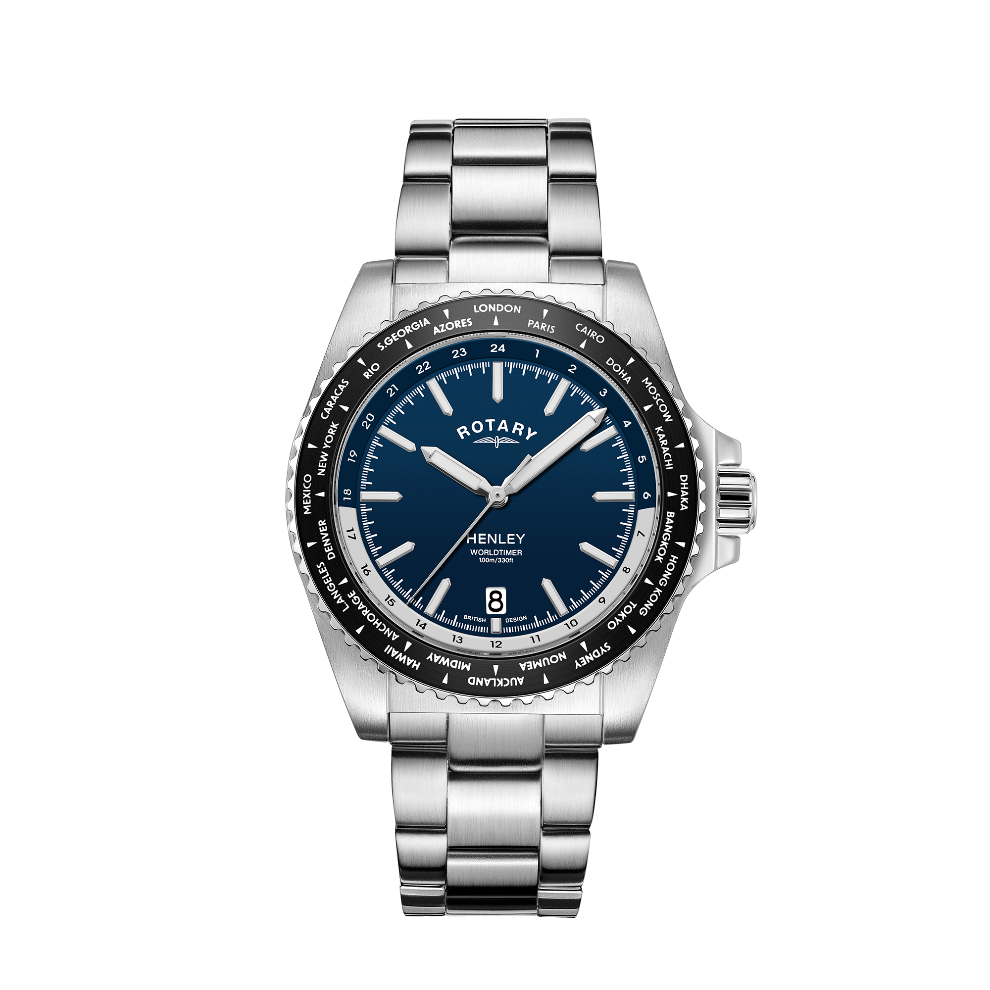 Rotary WorldTimer Watch | GB05370/88