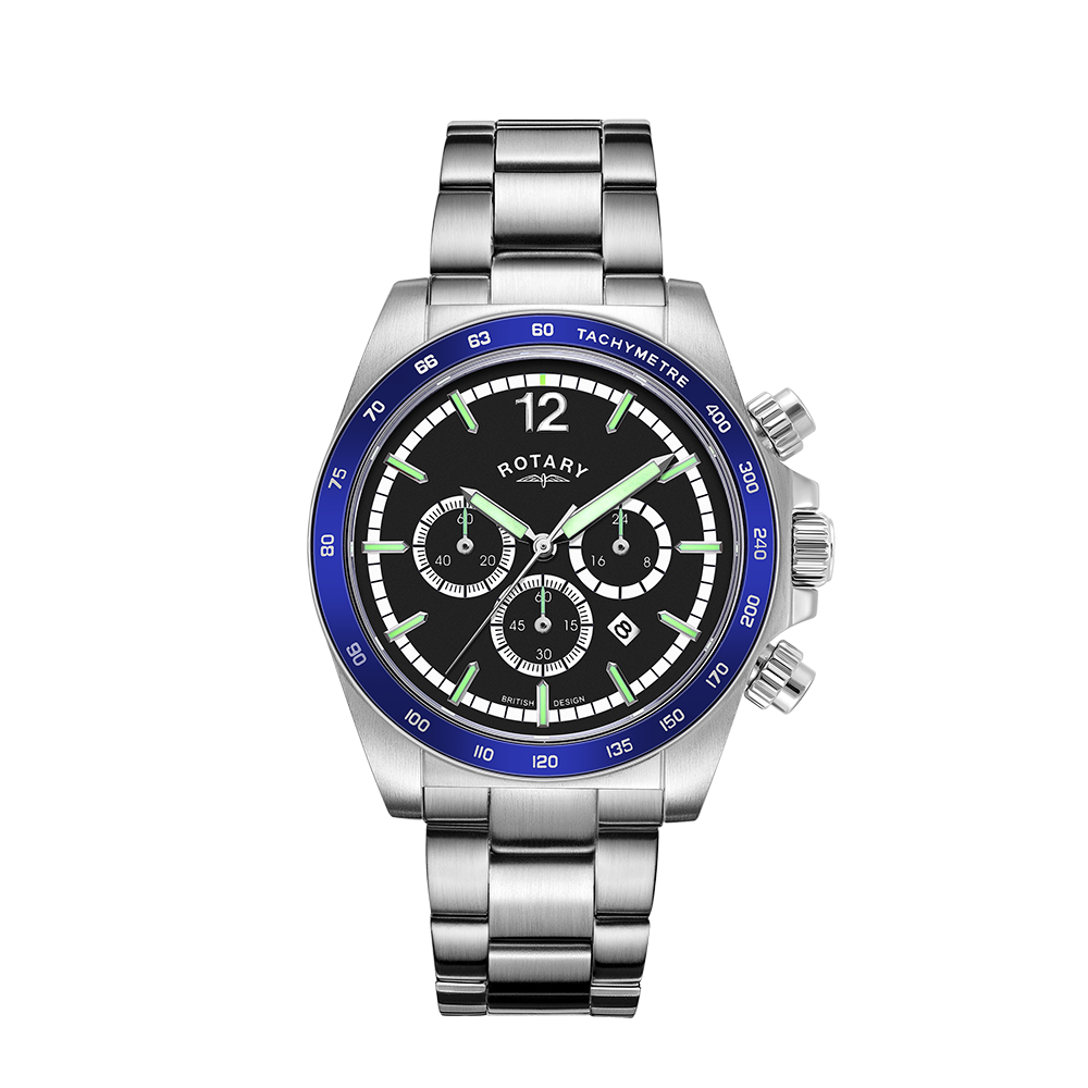 Rotary Sport Chronograph Silver Men's Watch | GB05440/72