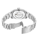 Rotary Commando Pilot Automatic Silver Stainless Steel Men's Dress Watch | GB05470/52