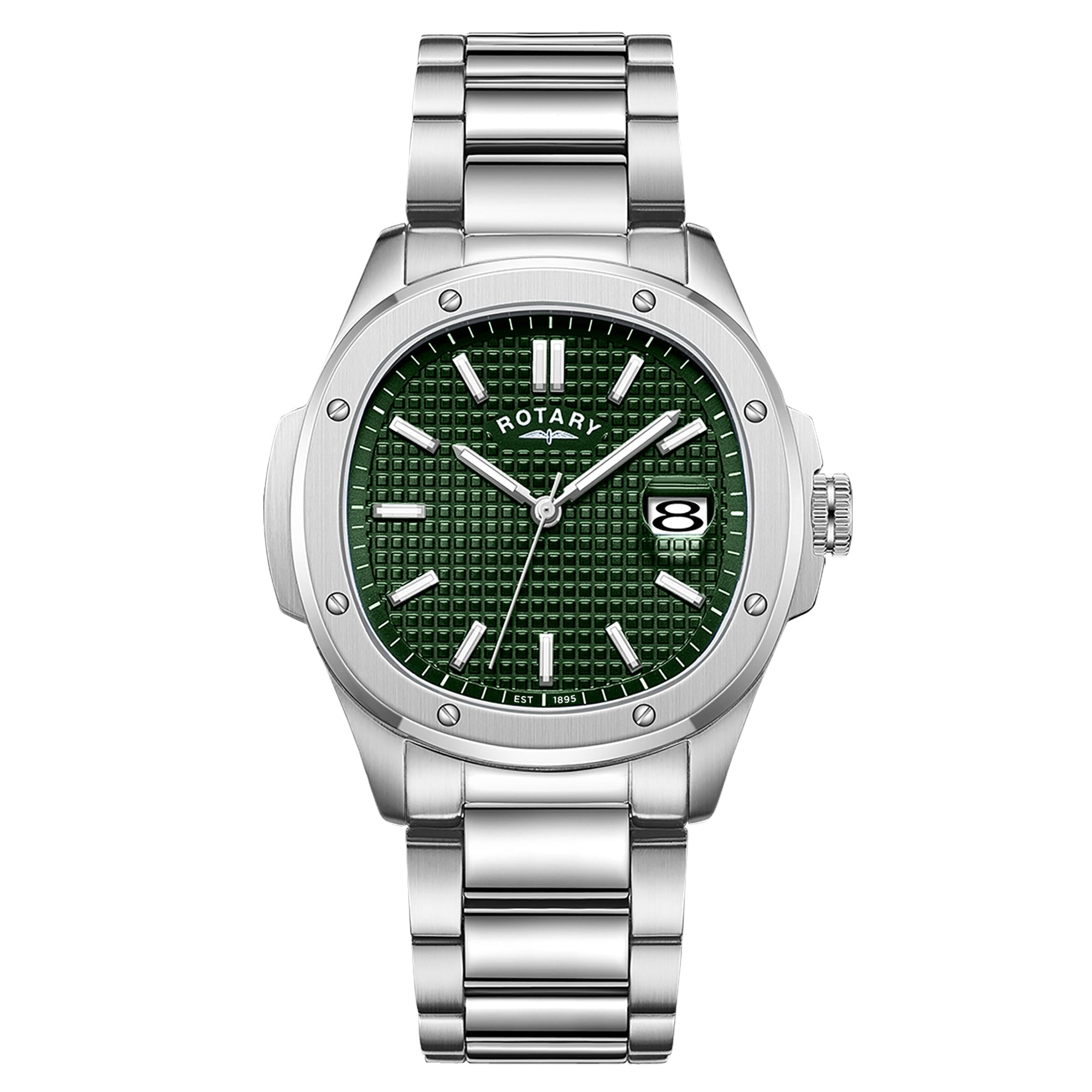 Rotary Men's Apex100 Square Steel Watch | GB05575/24