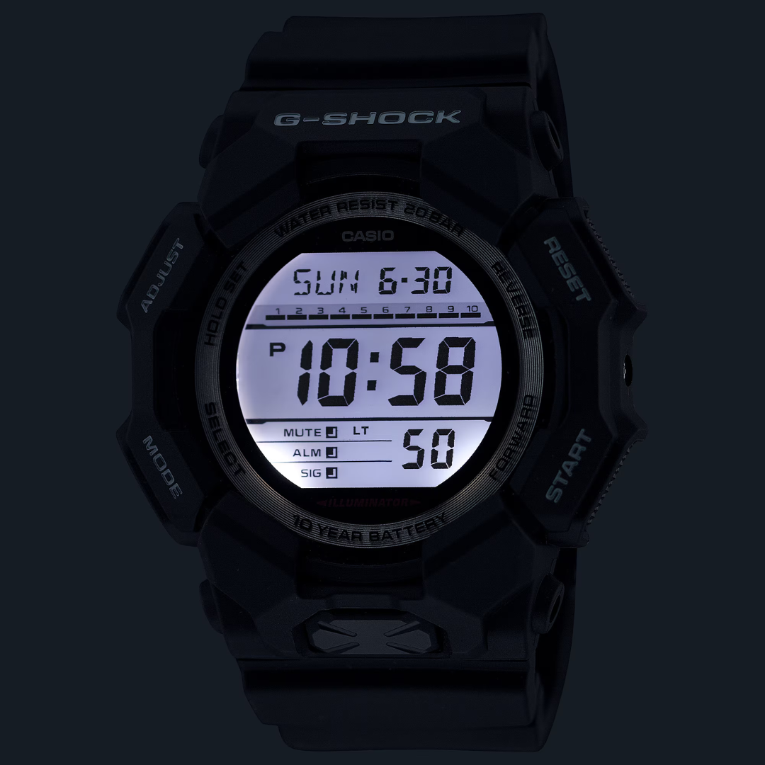 CASIO G-Shock Standard Digital Black Men's Watch | GD-010-1DR
