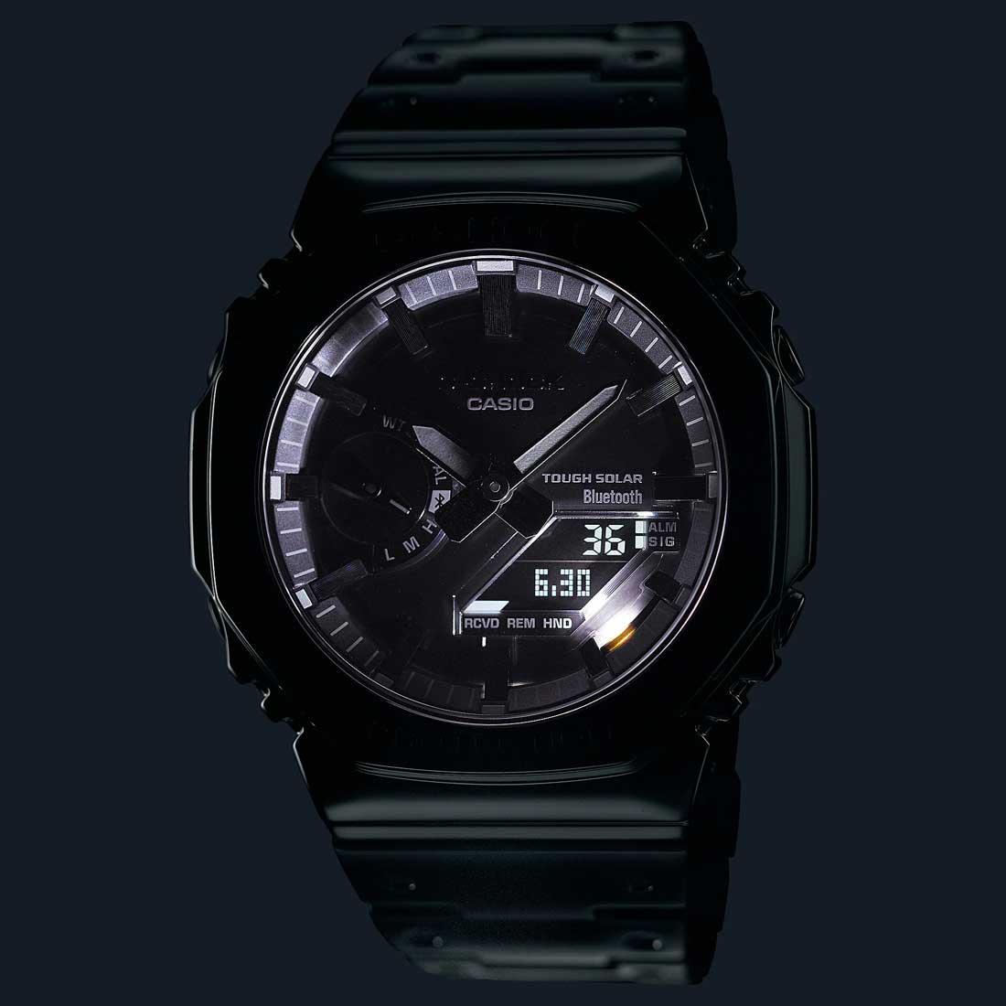 Casio Full Metal G-Shock Black Dial Stainless Steel Men’s Watch | GM-B2100BD-1ADR