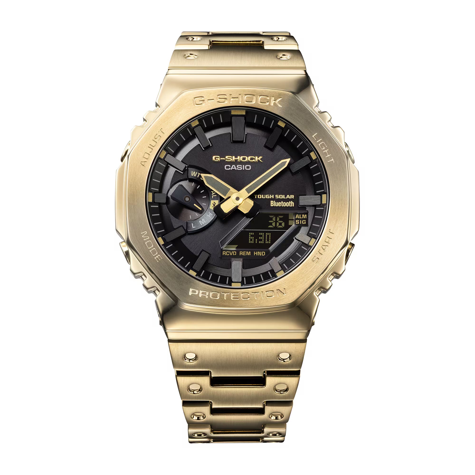 Casio G-Shock Black Dial Gold Stainless Steel Men’s Watch | GM-B2100GD-9ADR