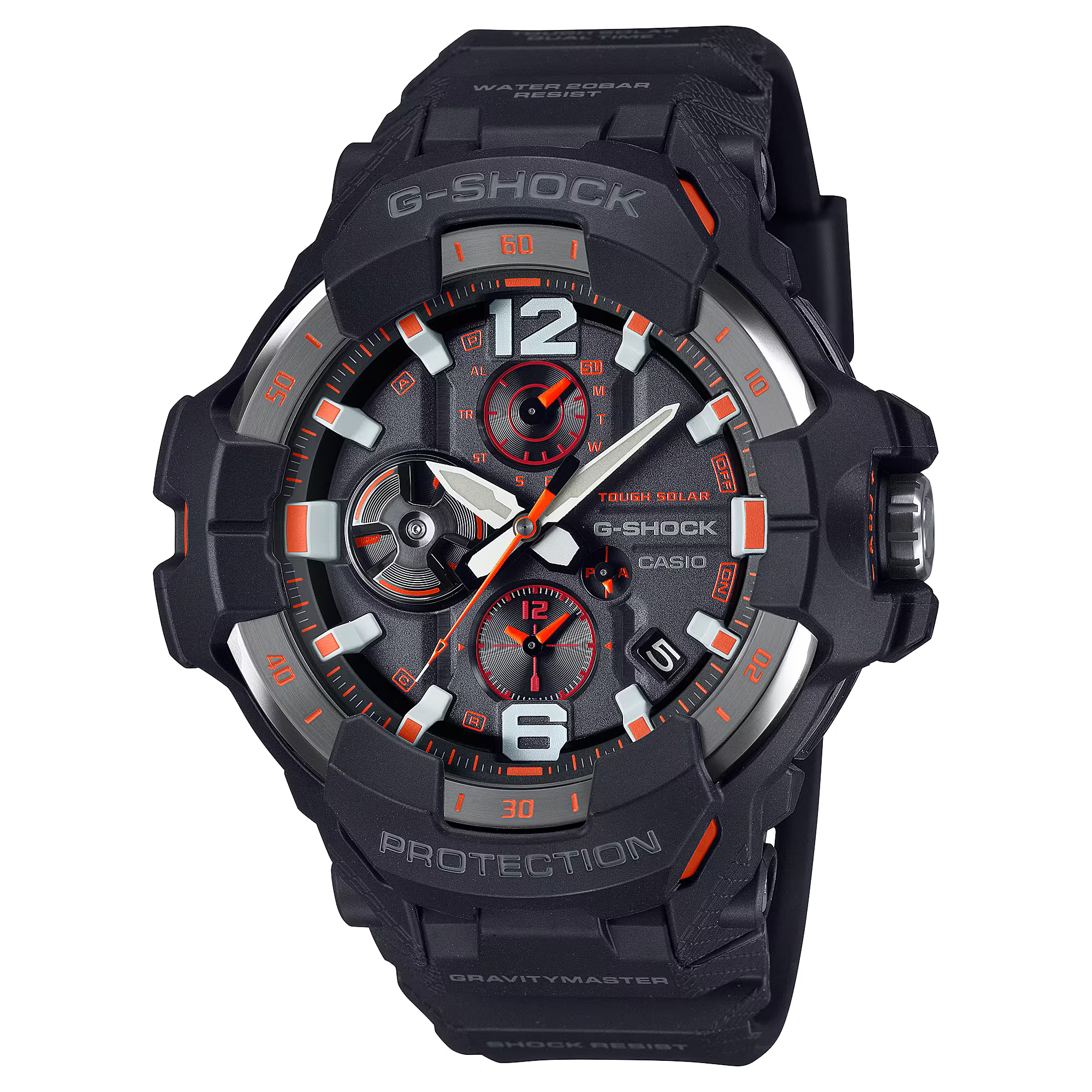 Casio G-Shock Mens 200m Bluetooth Solar Gravitymaster Men's Watch | GR-B300-1A4DR