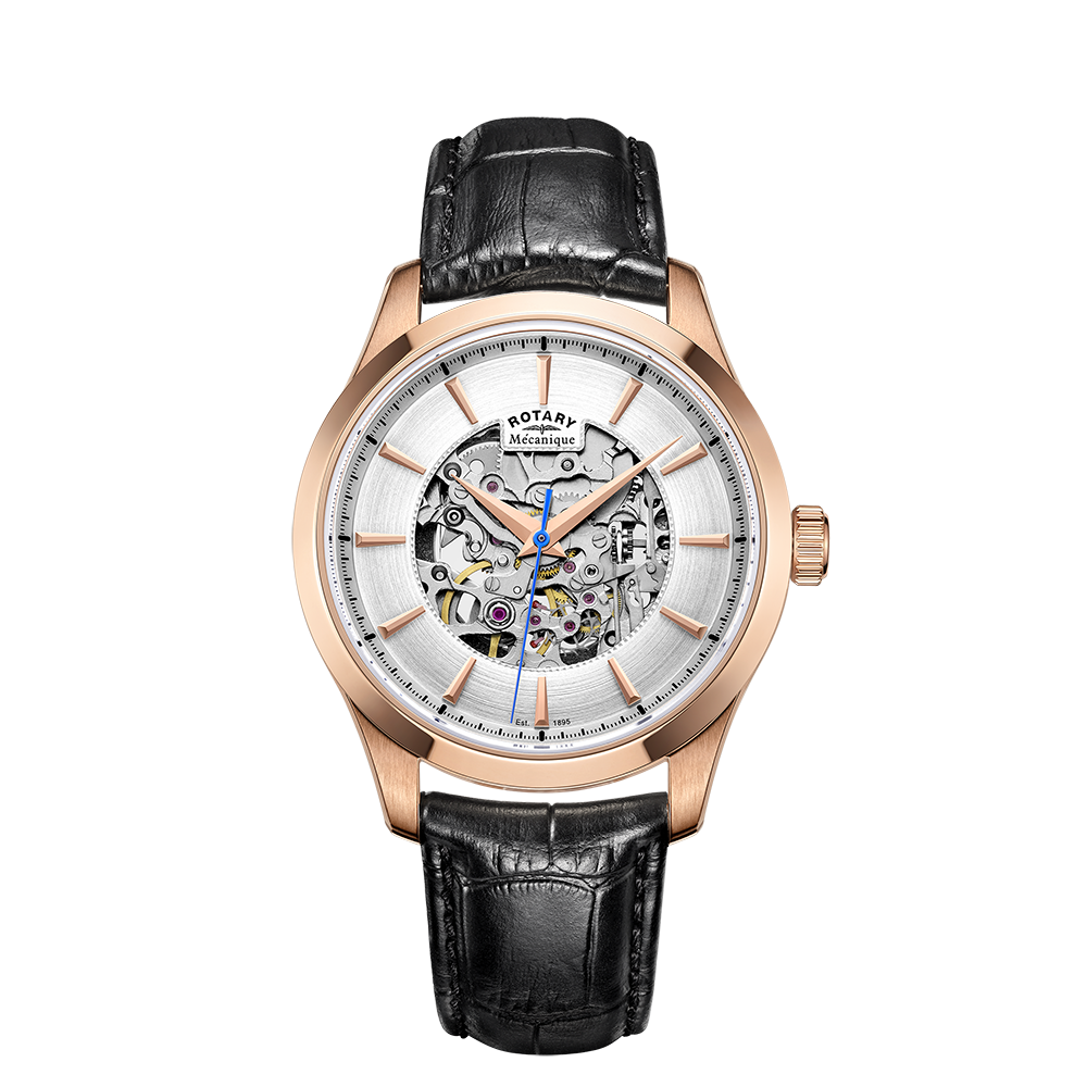 Rotary Mecanique Skeleton Automatic Watch | GS05036/06