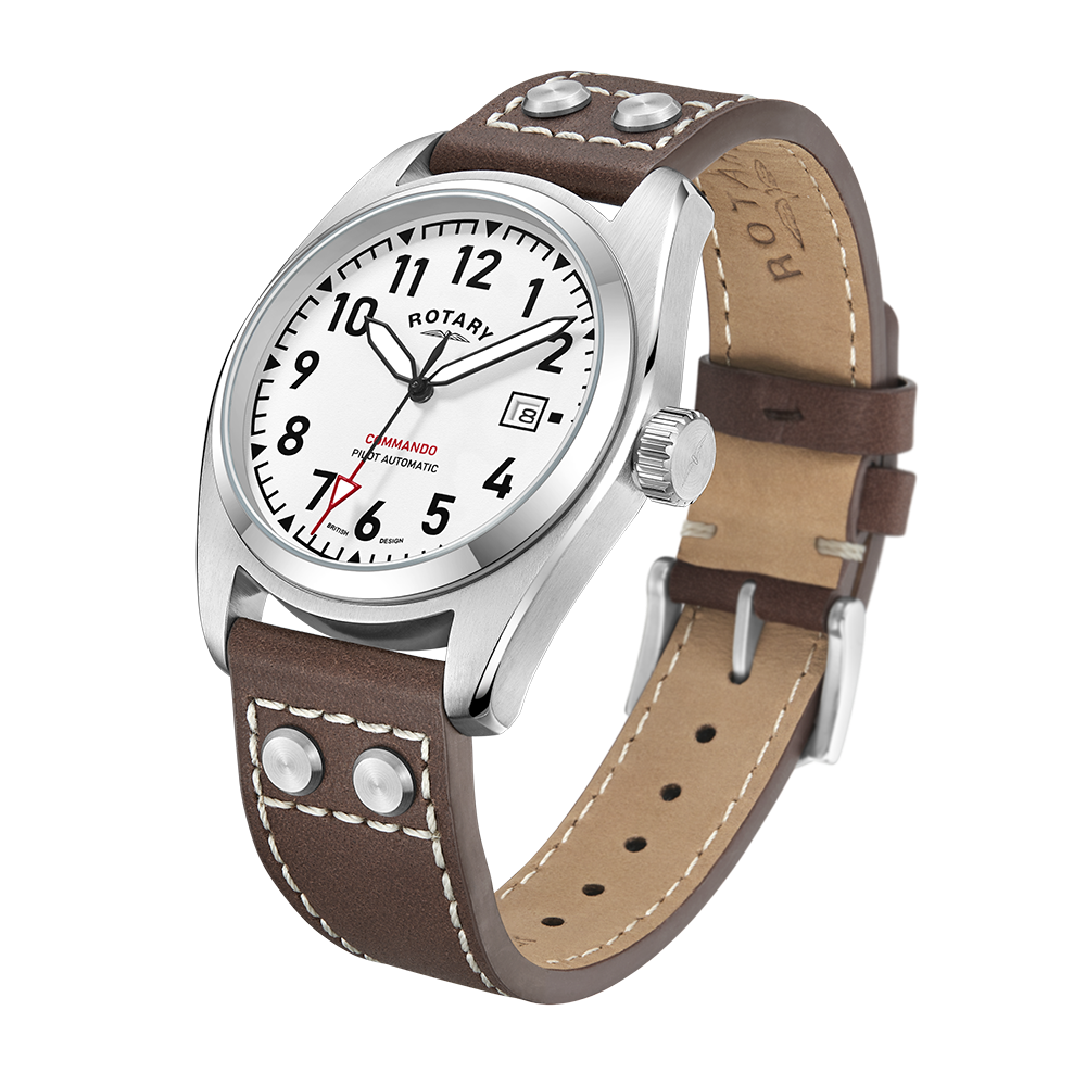 Rotary RW 1895 Pilot Automatic Watch | GS05470/18