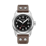 Rotary Commando Automatic Black Dial Brown Leather Men's Watch | GS05470/19
