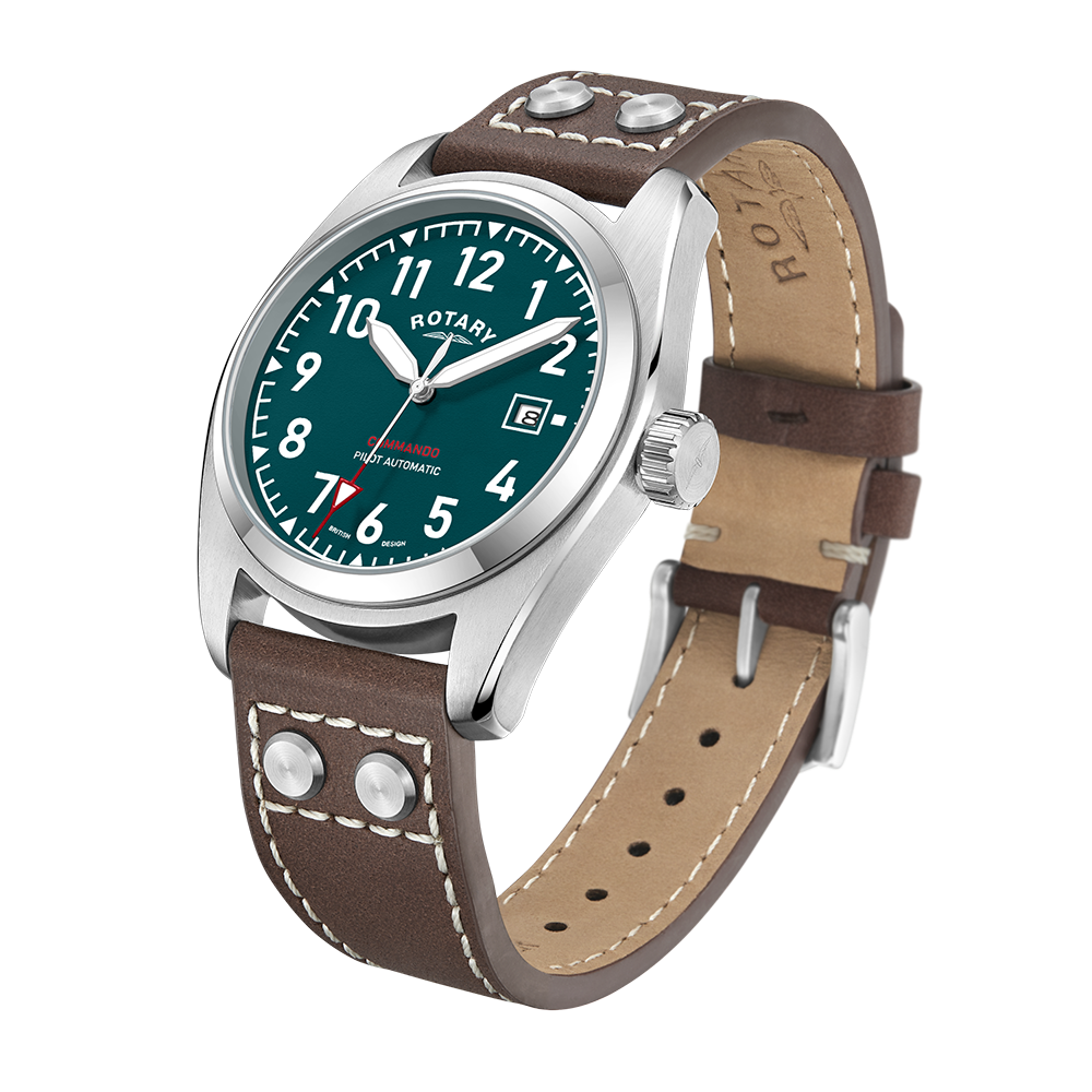 Rotary RW 1895 Pilot Automatic Watch | GS05470/73