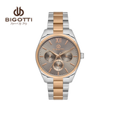 Bigotti Women’s Chronograph Watch – Rose Gold & Silver Elegance | BG.1.10492-5