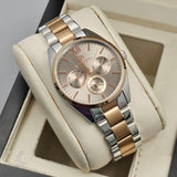 Bigotti Women’s Chronograph Watch – Rose Gold & Silver Elegance | BG.1.10492-5