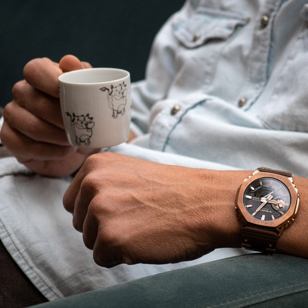 Casio G-Shock Black Dial Stainless Steel Men’s Watch | GM-B2100GD-5ADR