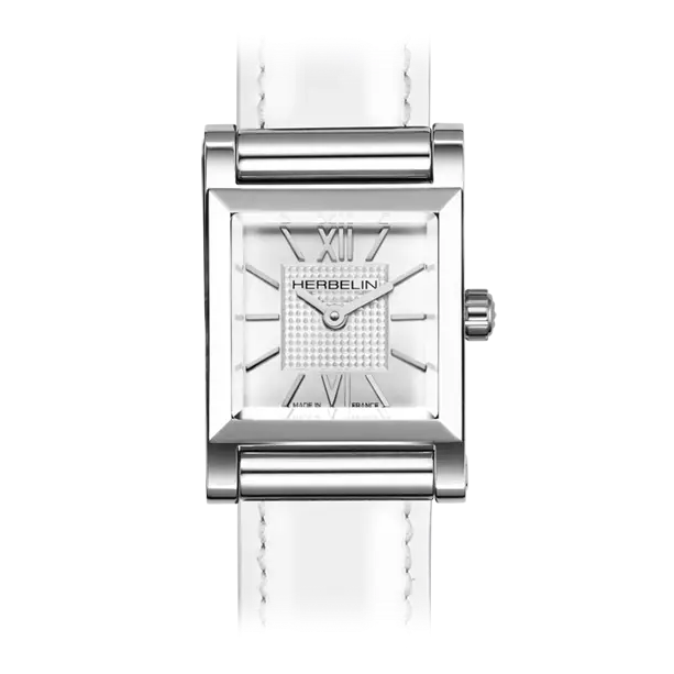 HERBELIN Antares Silver Guilloche Dial Stainless Steel Women’s Watch Head | H17144AP08