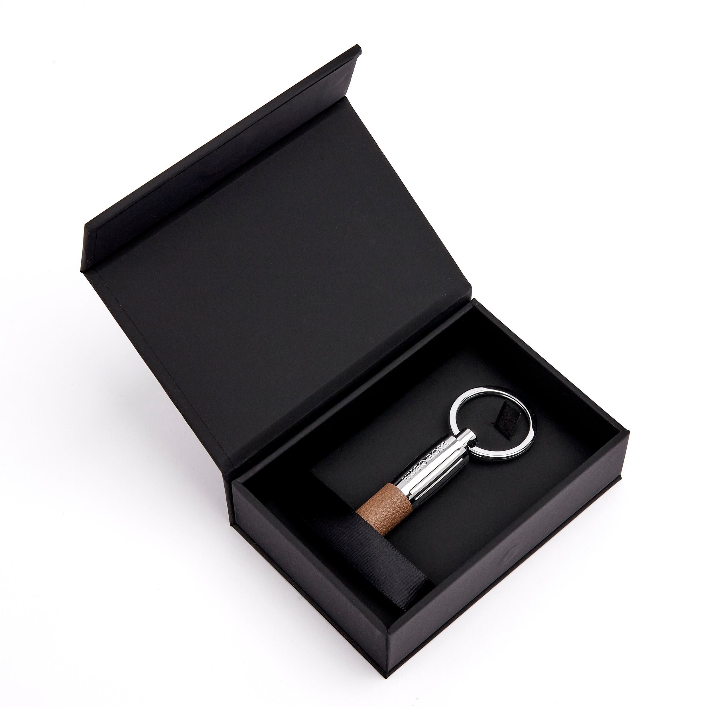 HUGO BOSS HAK410X-Key ring Pure Iconic Camel