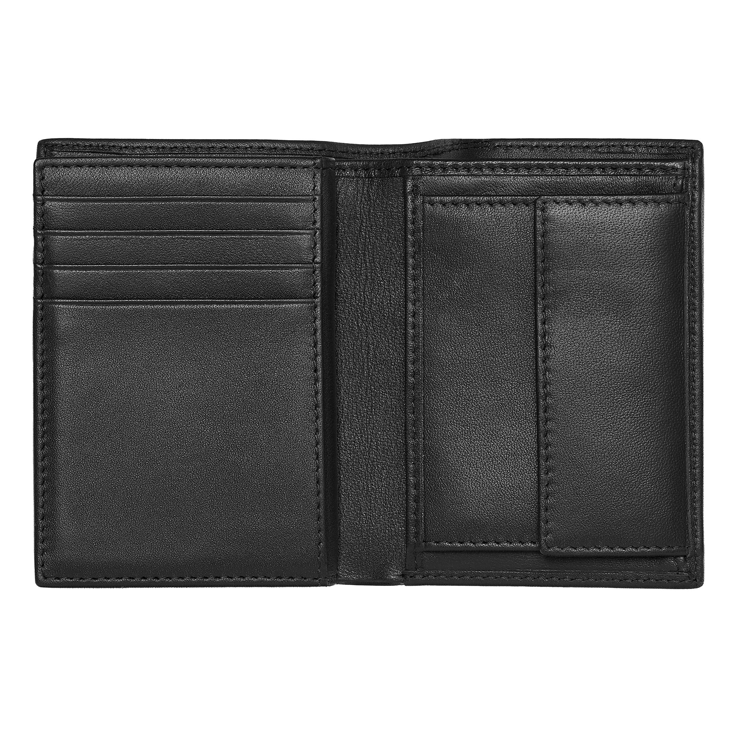 HUGO BOSS HLG403A - Card holder with flap and money pocket Classic Smooth Black