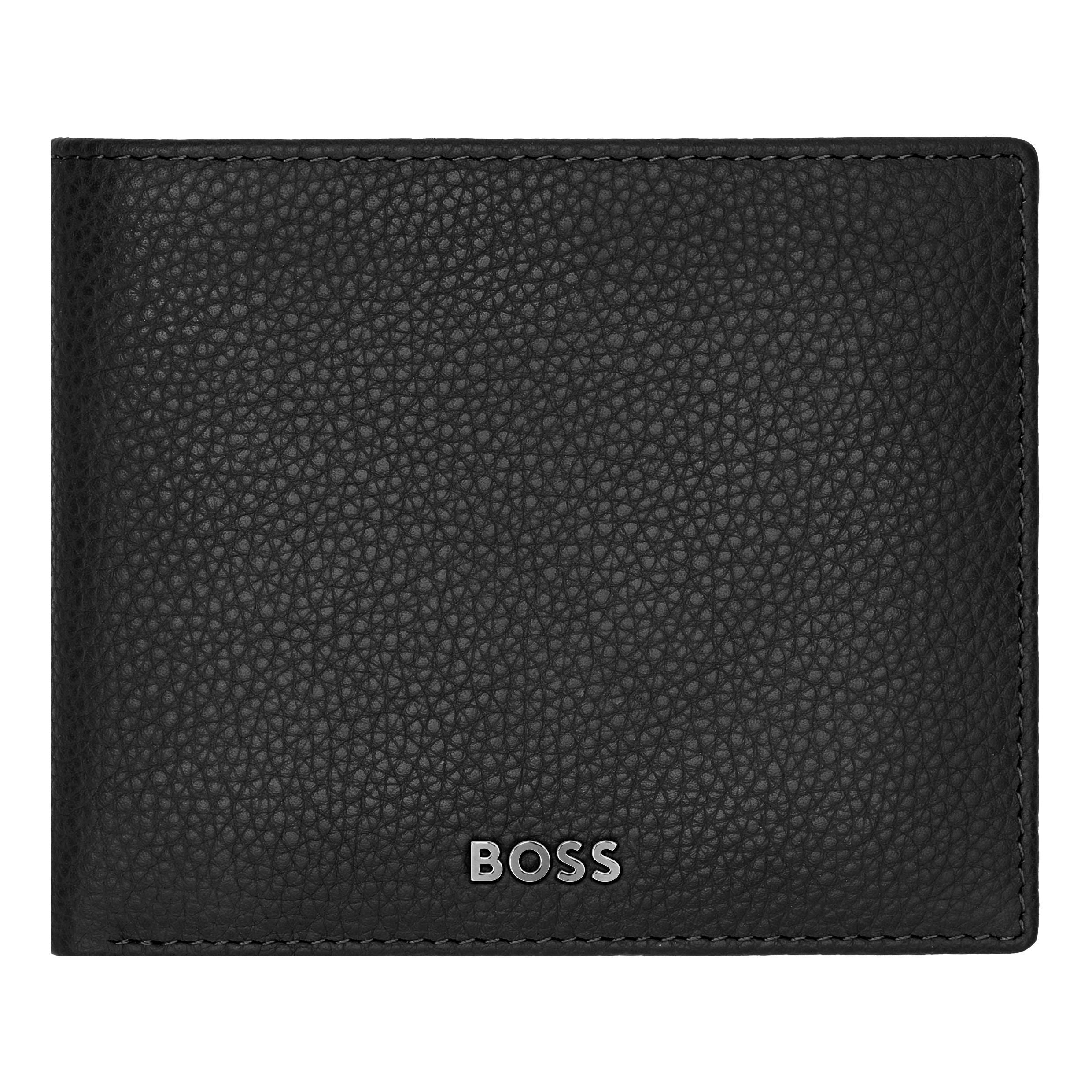 HUGO BOSS HLN416A - Money wallet with flap Classic Grained Black