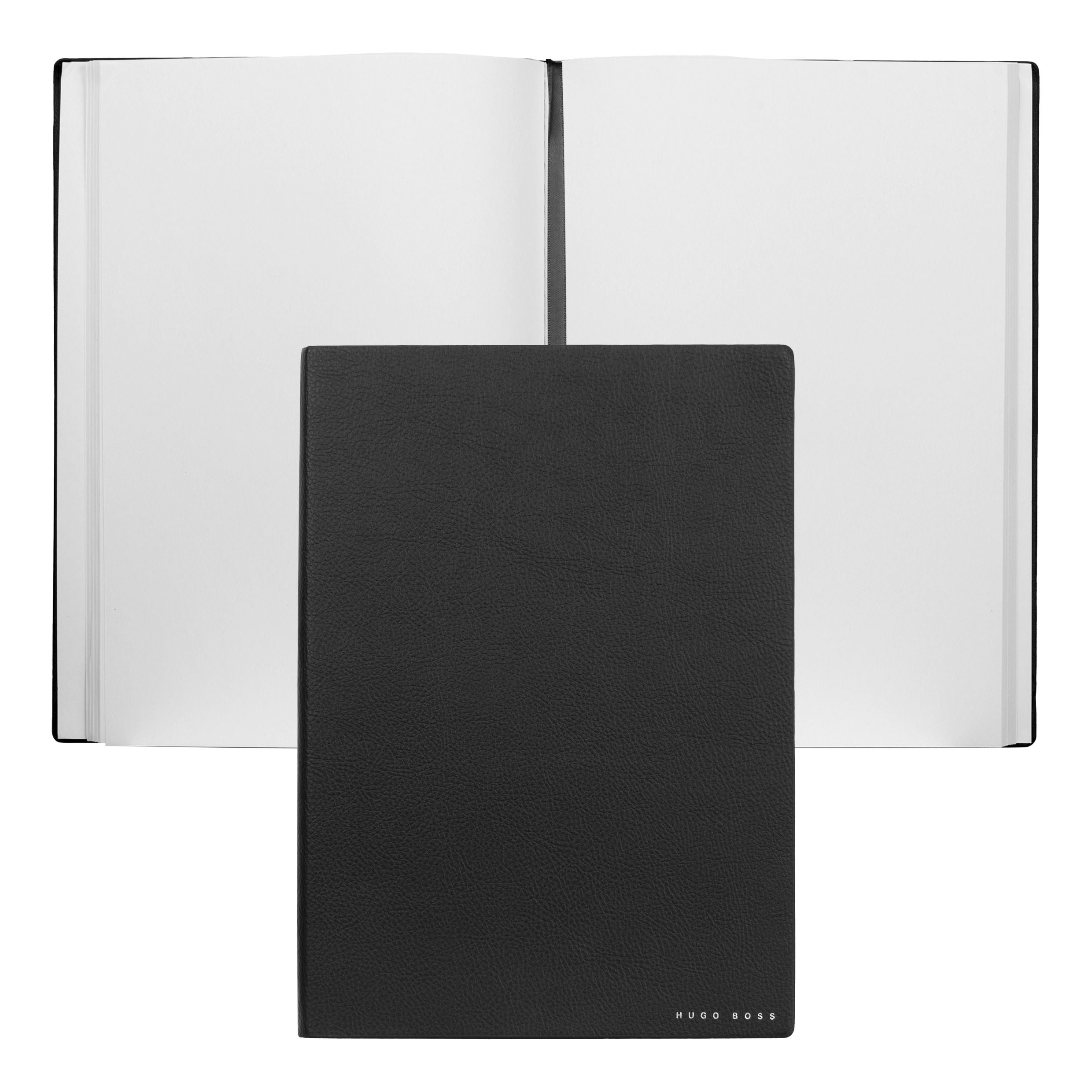 HUGO BOSS Notebook B5 Essential Storyline Black Plain | HNB121AP