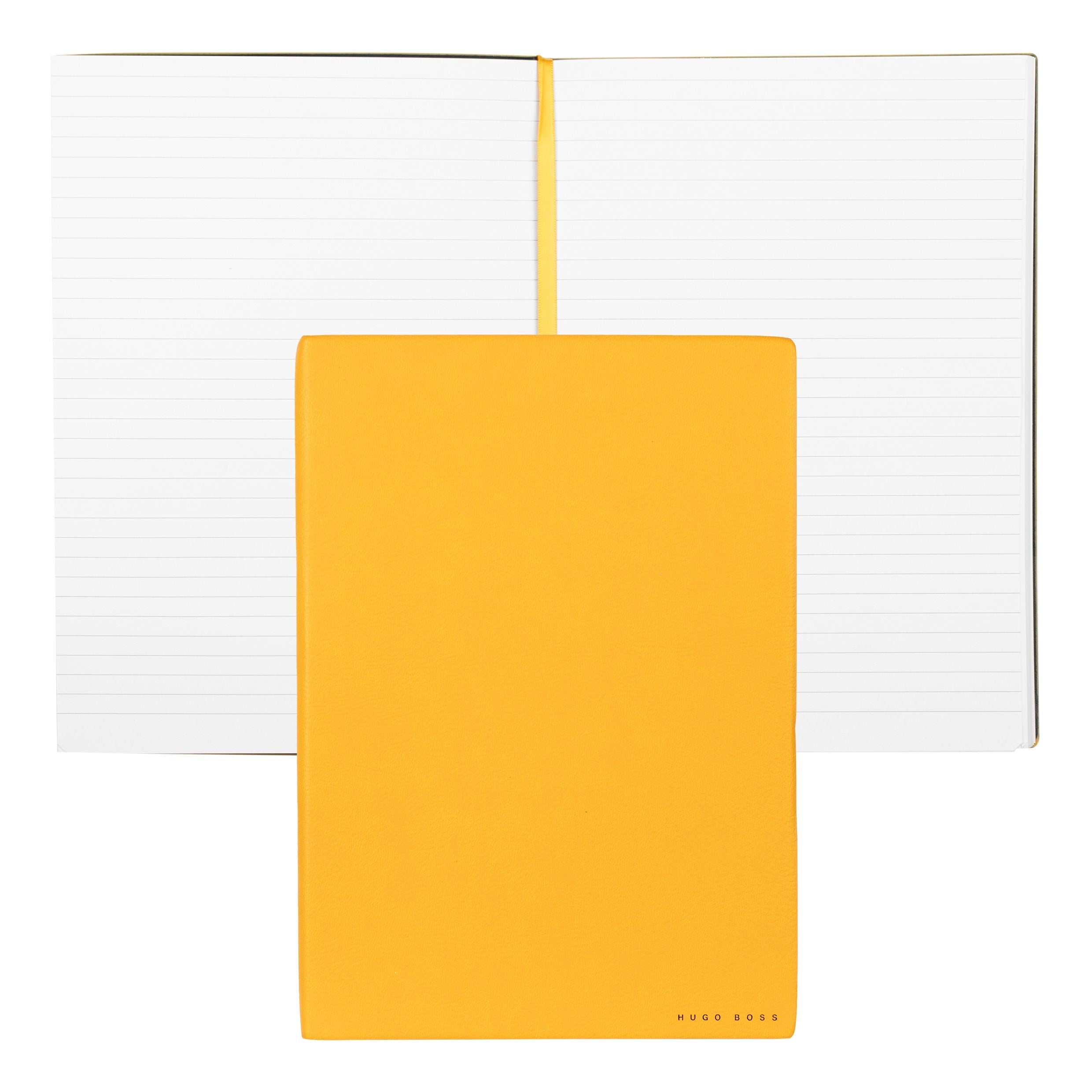 HUGO BOSS HNB121SL-Notebook B5 Essential Storyline Yellow Lined