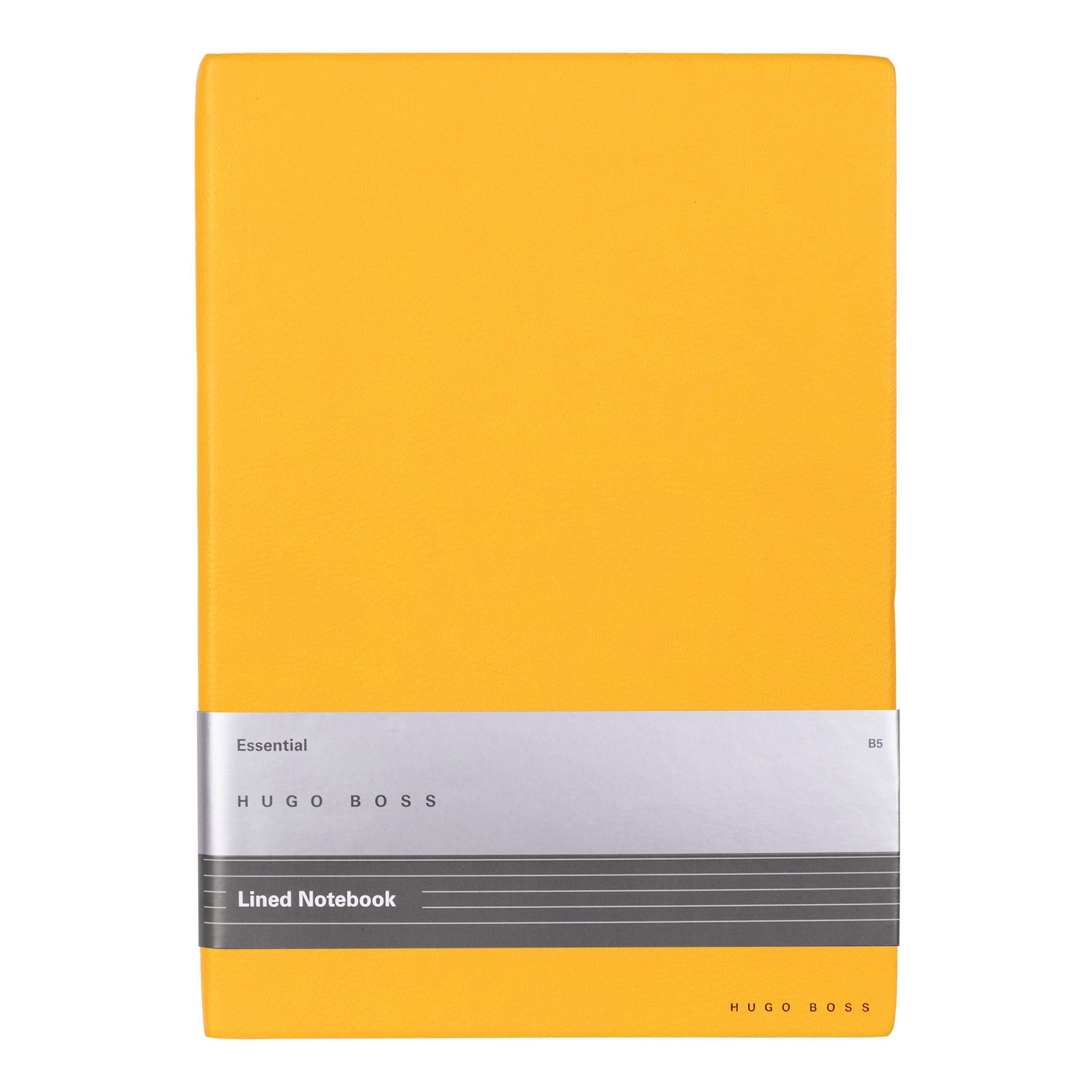 HUGO BOSS HNB121SL-Notebook B5 Essential Storyline Yellow Lined