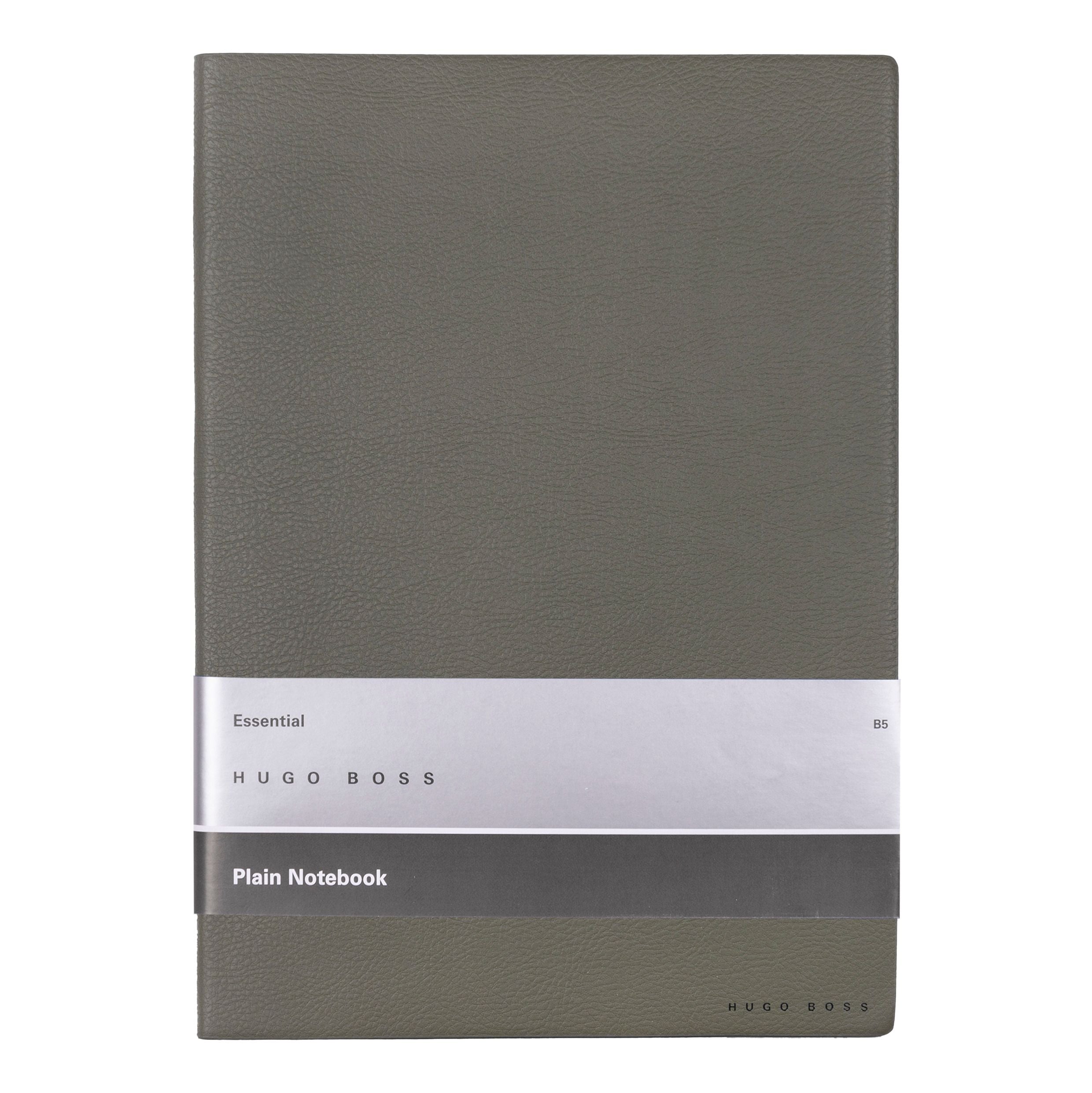 HUGO BOSS Notebook B5 Essential Storyline Khaki Plain | HNB121TP
