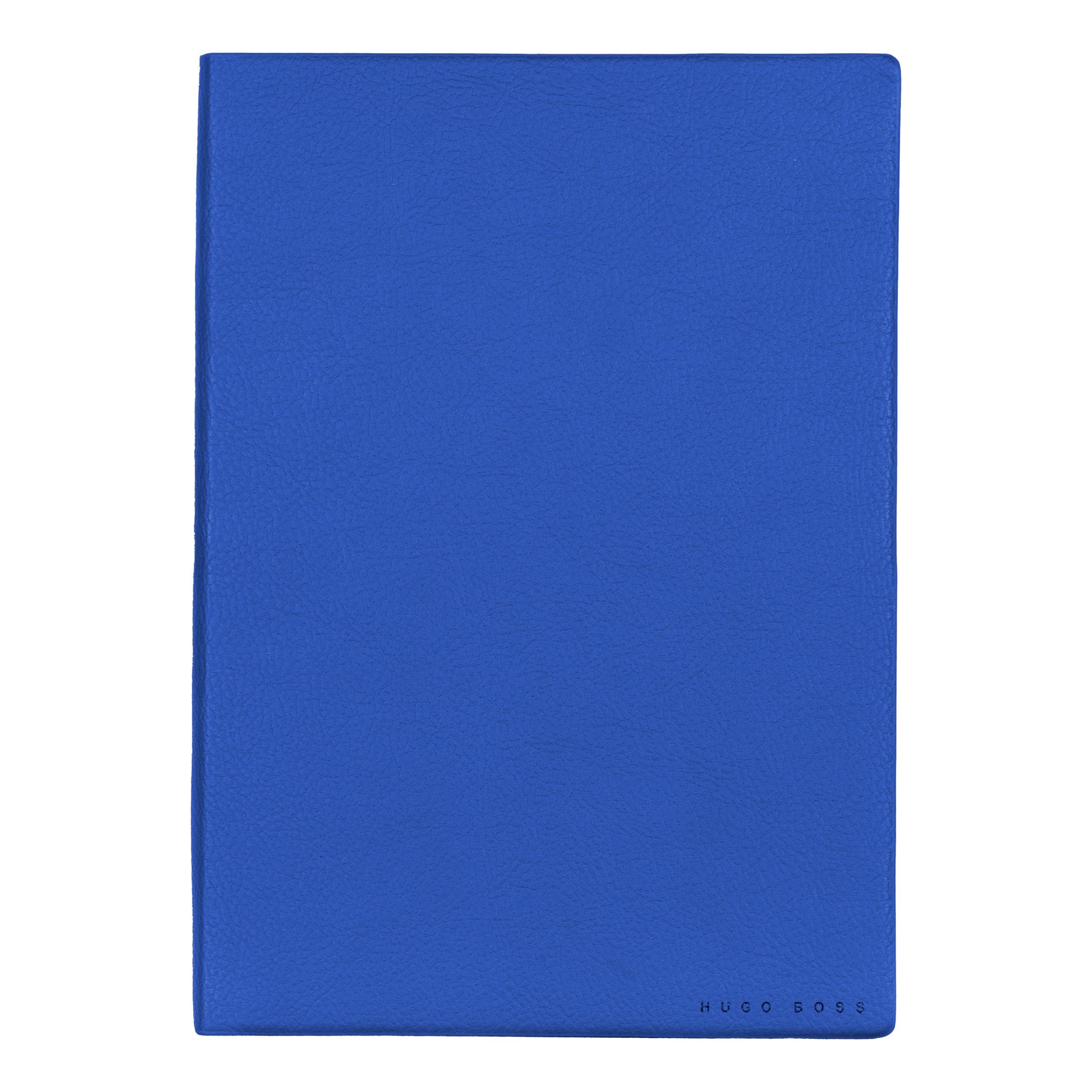 HUGO BOSS Essential Blue Plain A5 Notebook | HNH121LP