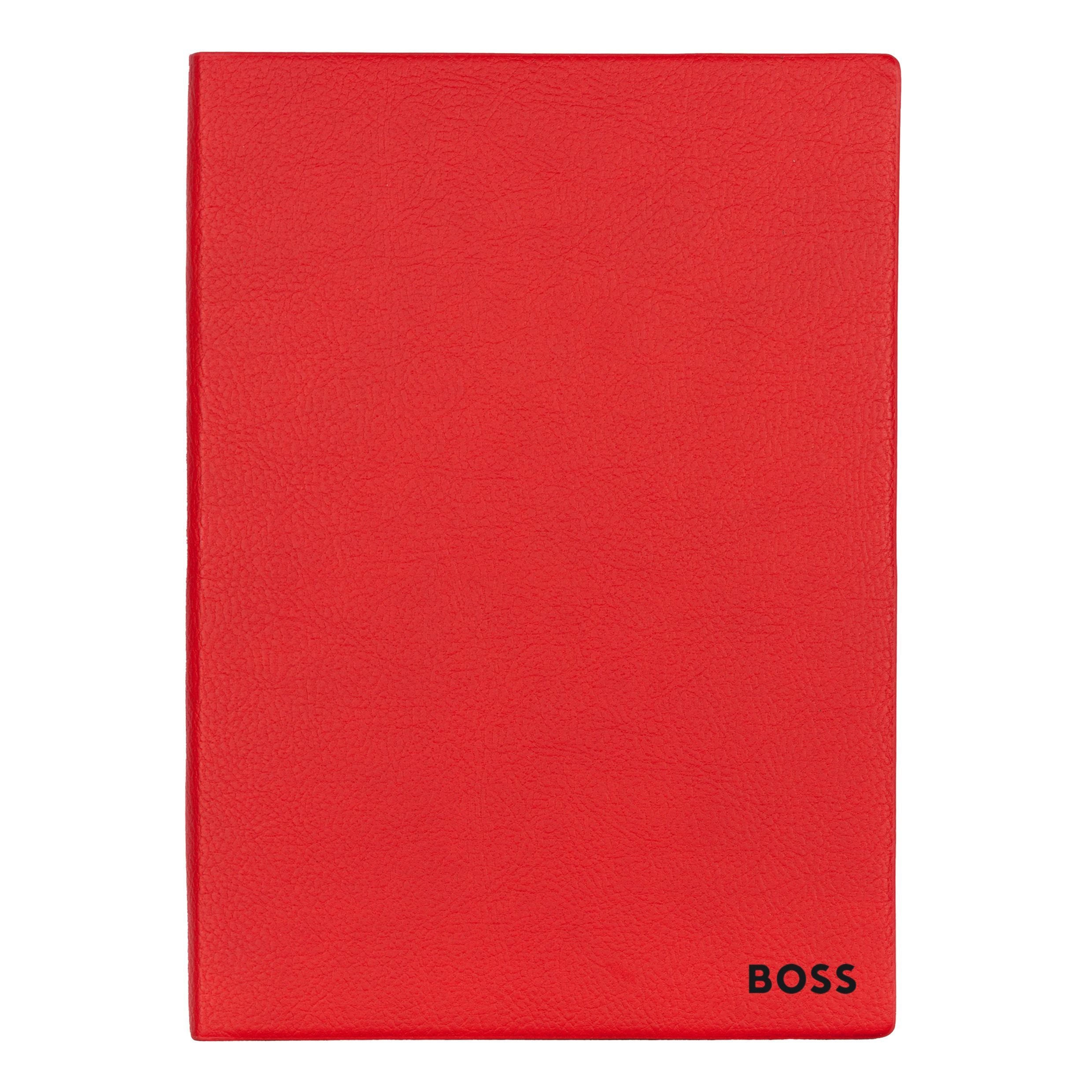 HUGO BOSS Notebook A5 Essential Storyline Red Plain | HNH121PP