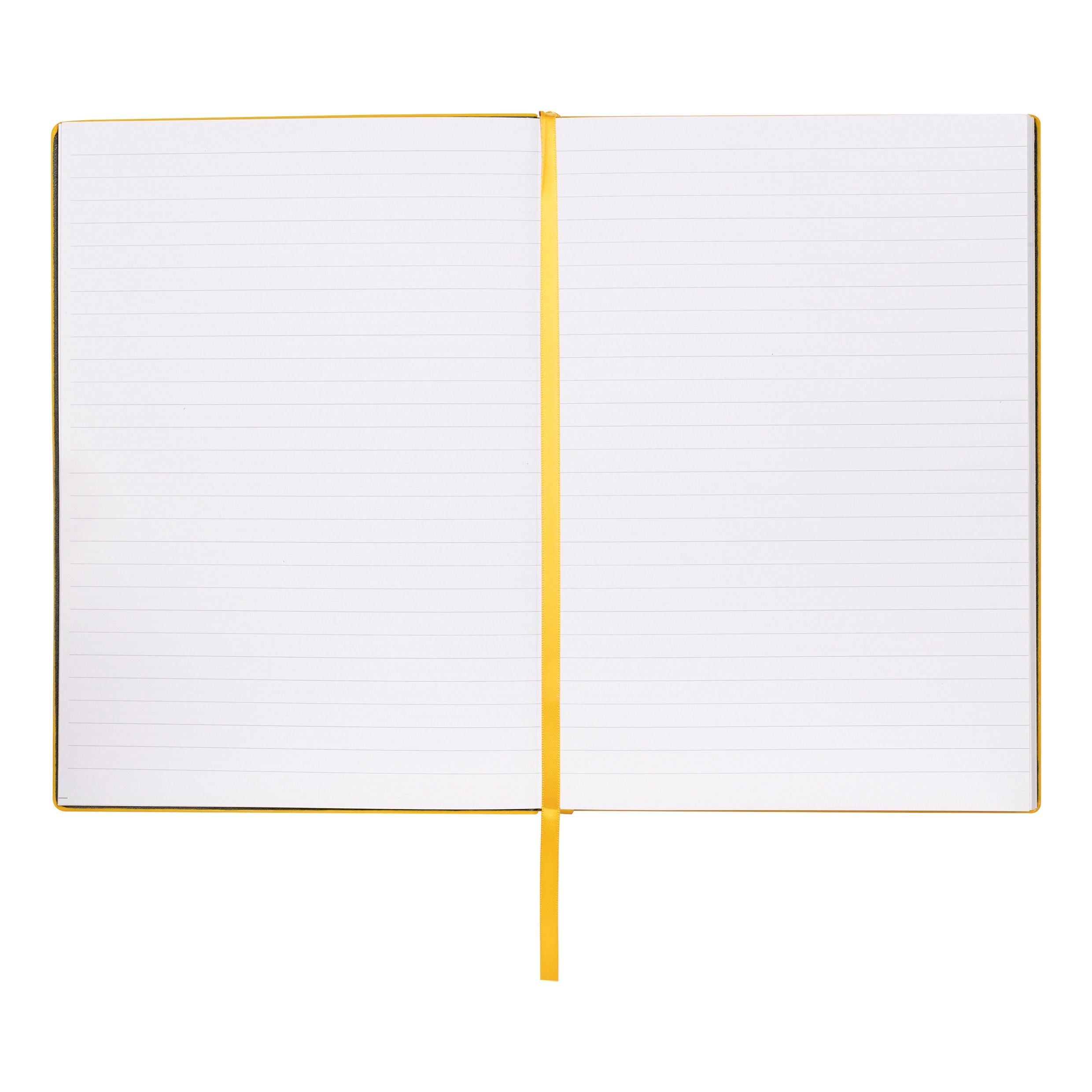 HUGO BOSS Notebook A5 Essential Storyline Yellow Lined | HNH121SL
