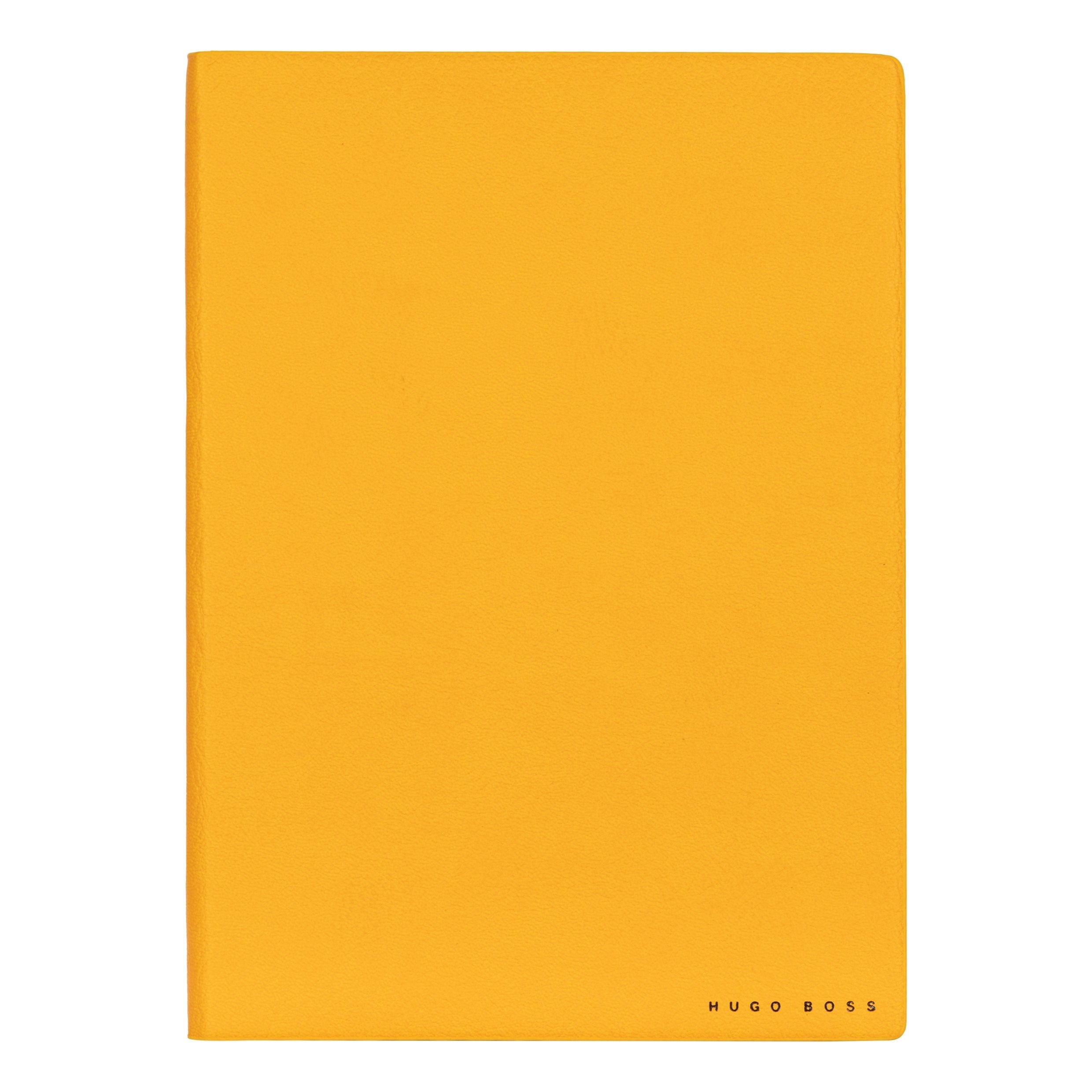 HUGO BOSS Notebook A5 Essential Storyline Yellow Plain | HNH121SP