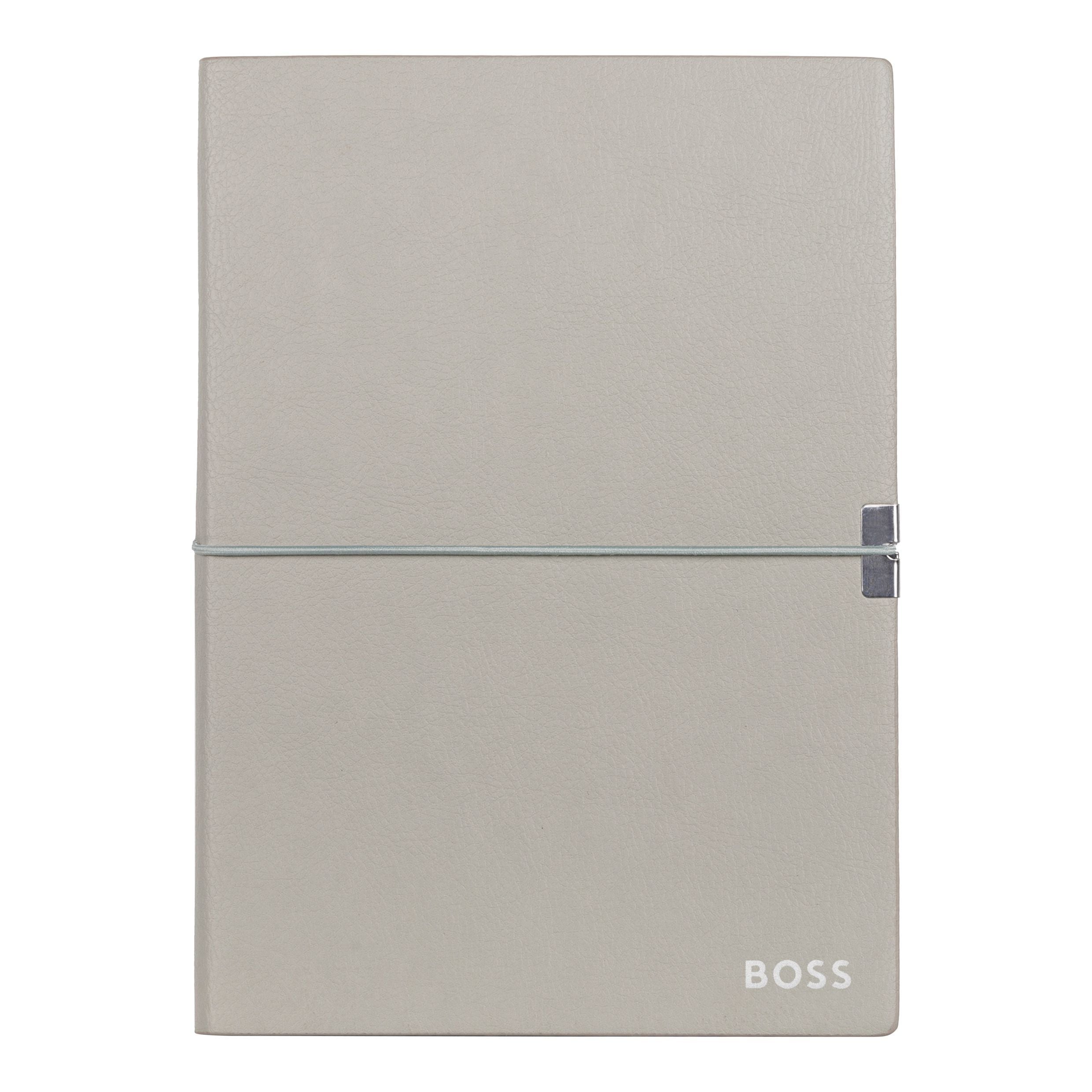 HUGO BOSS Notebook A5 Elegance Storyline Grey Lined | HNH124KL