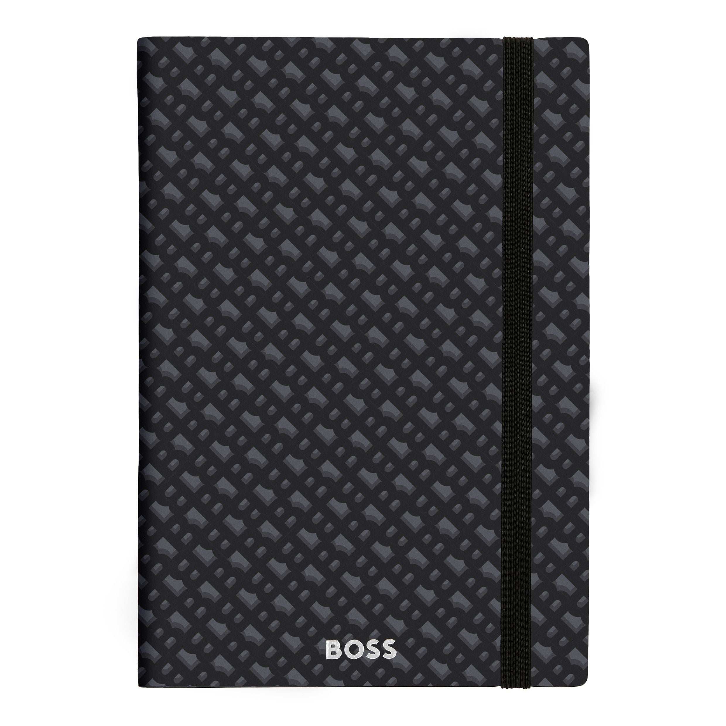 HUGO BOSS Notebook A5 Monogram Grey Lined | HNH412JL