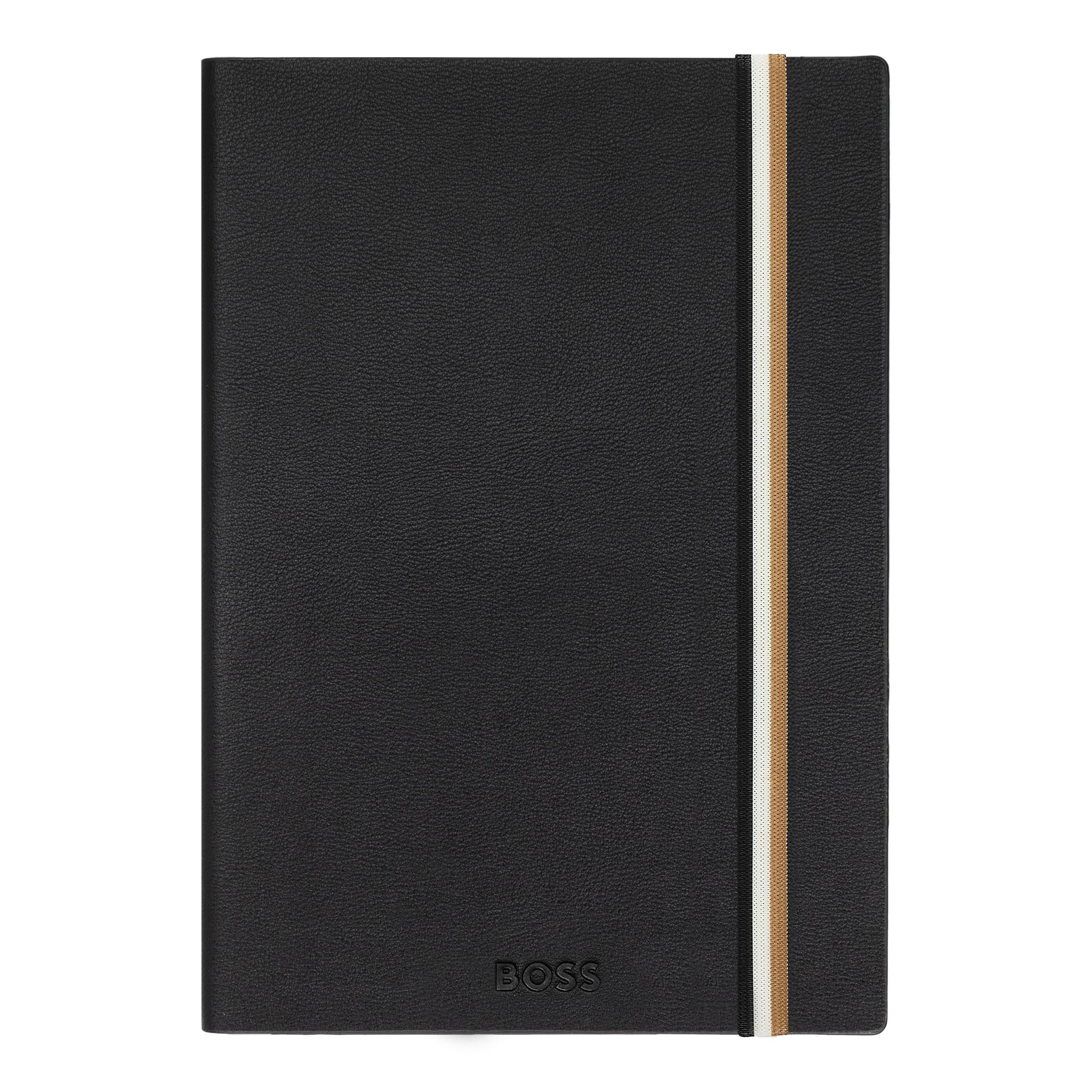 HUGO BOSS Notebook A5 Iconic Black Agenda | HNH421AA