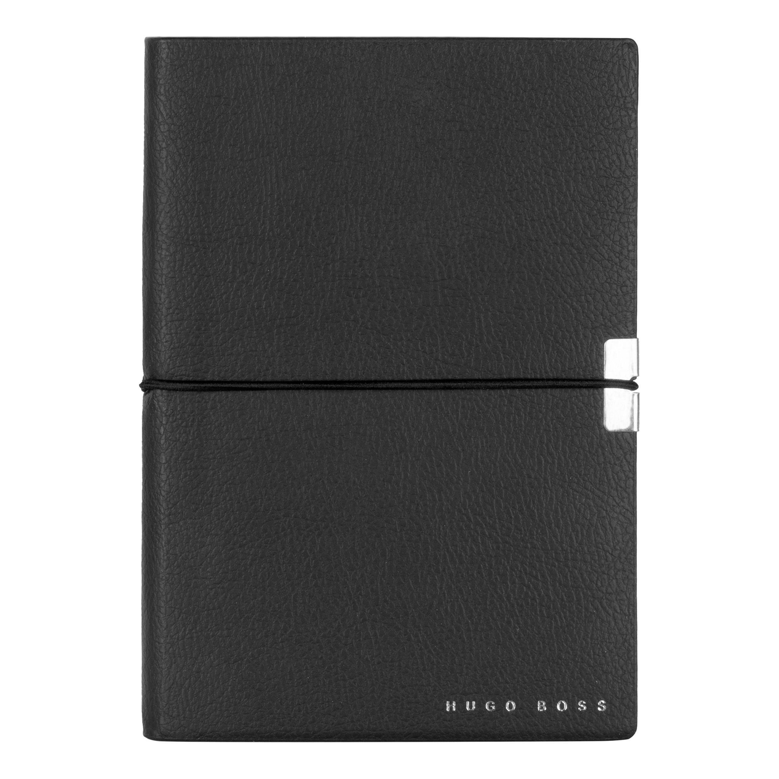 HUGO BOSS Notebook A6 Elegance Storyline Black Plain | HNM124AP