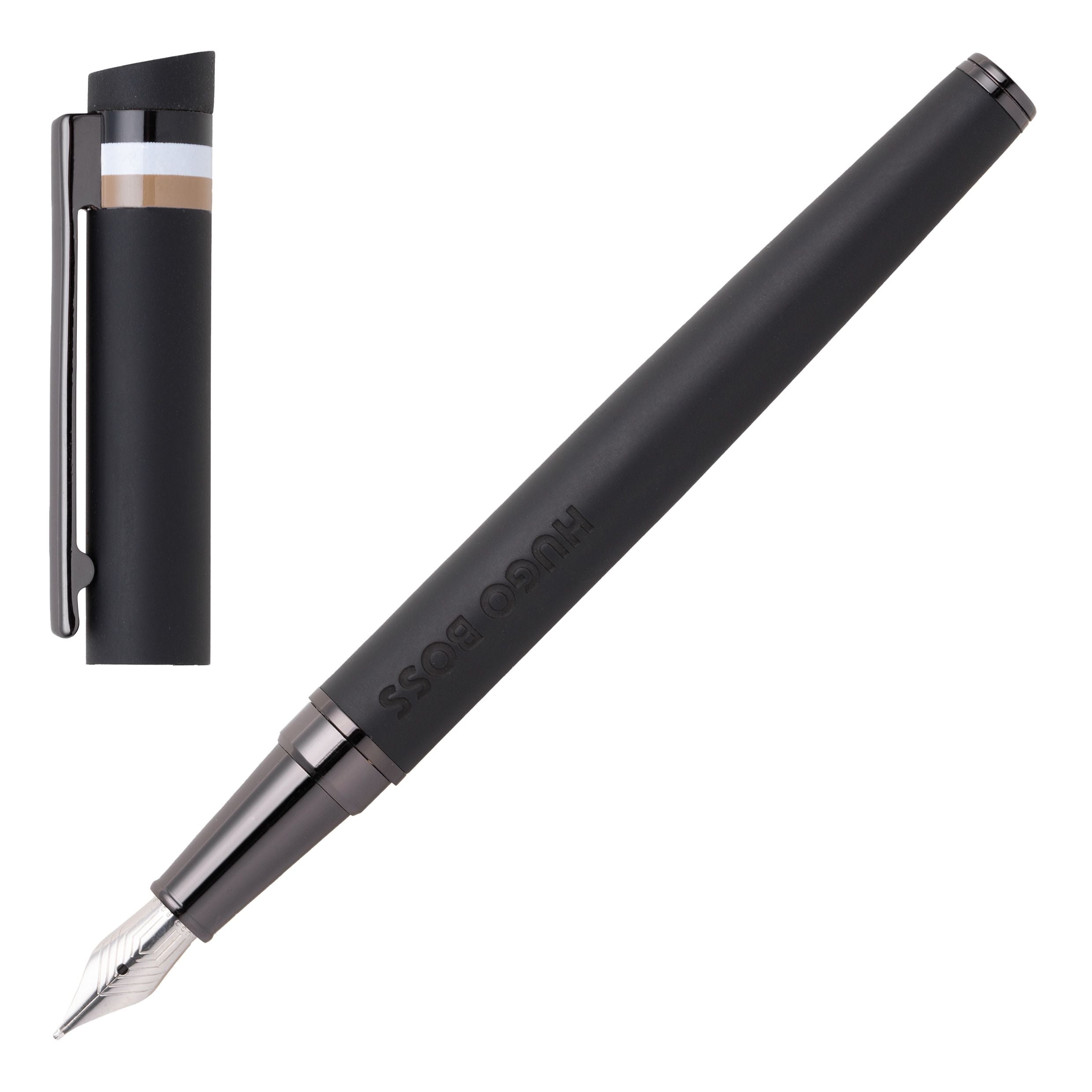 HUGO BOSS HSG3522A-Fountain pen Loop Black Iconic