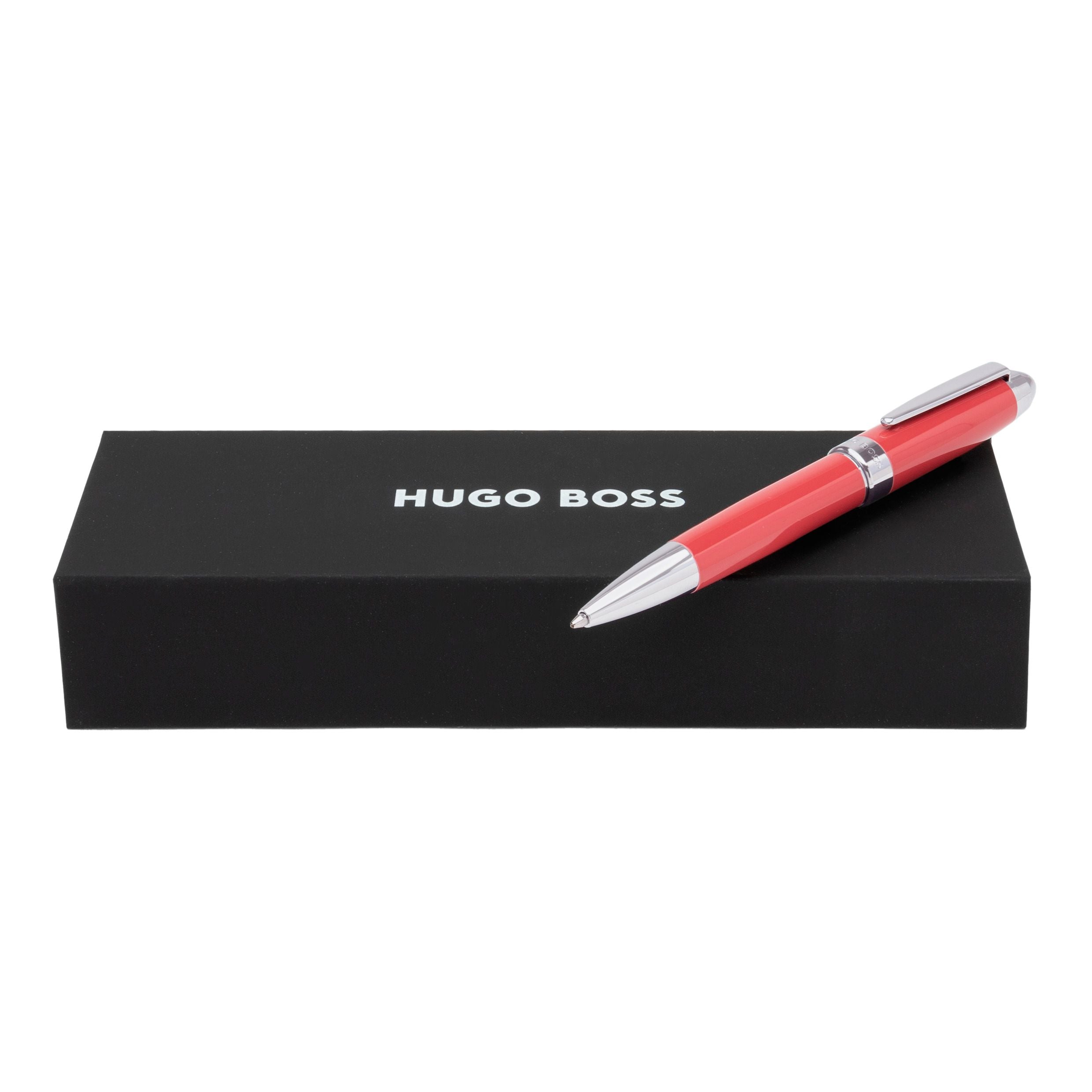 HUGO BOSS HSN0014P-Ballpoint pen Icon Corail/Chrome
