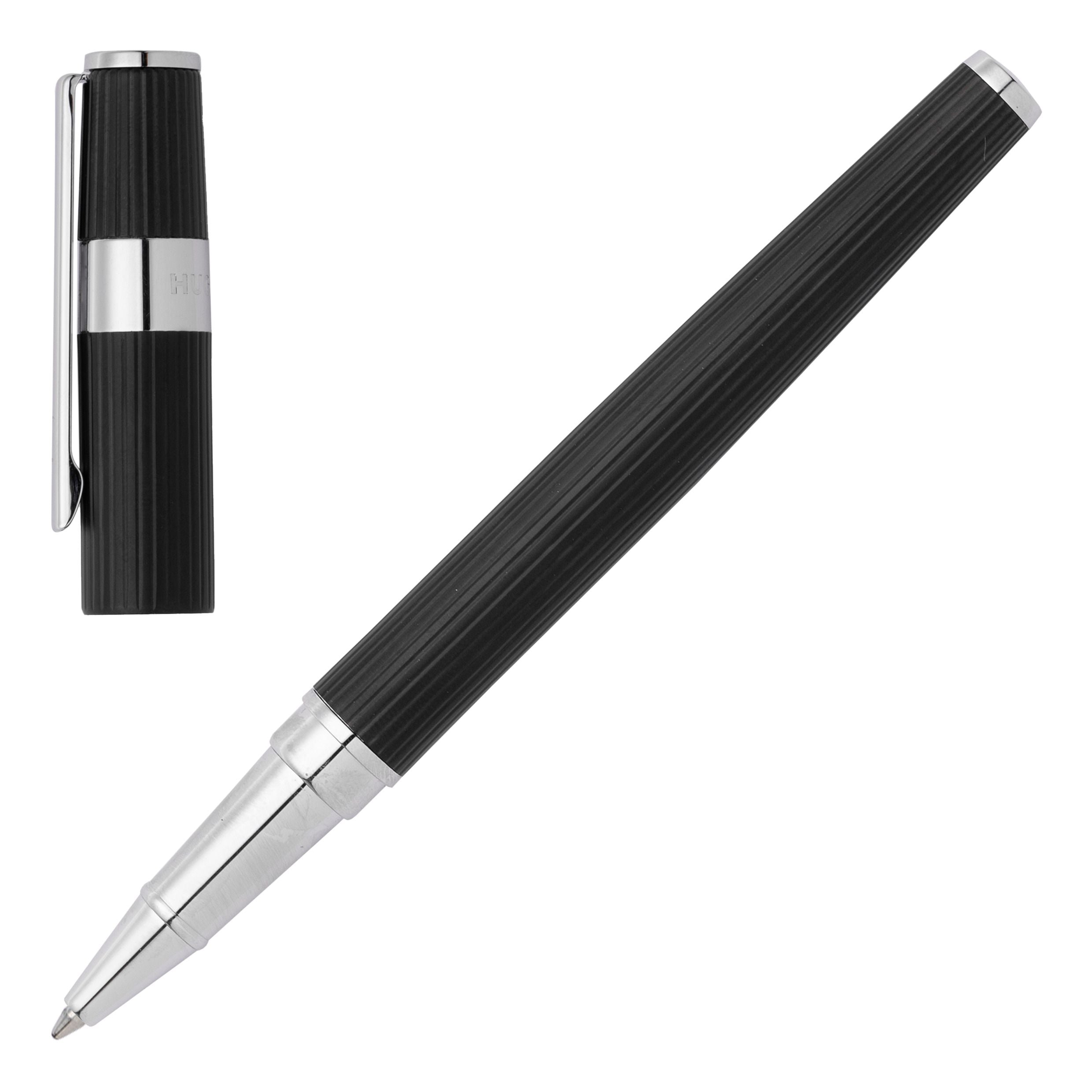 HUGO BOSS HSV2855A-Rollerball pen Gear Pinstripe Black / Chrome