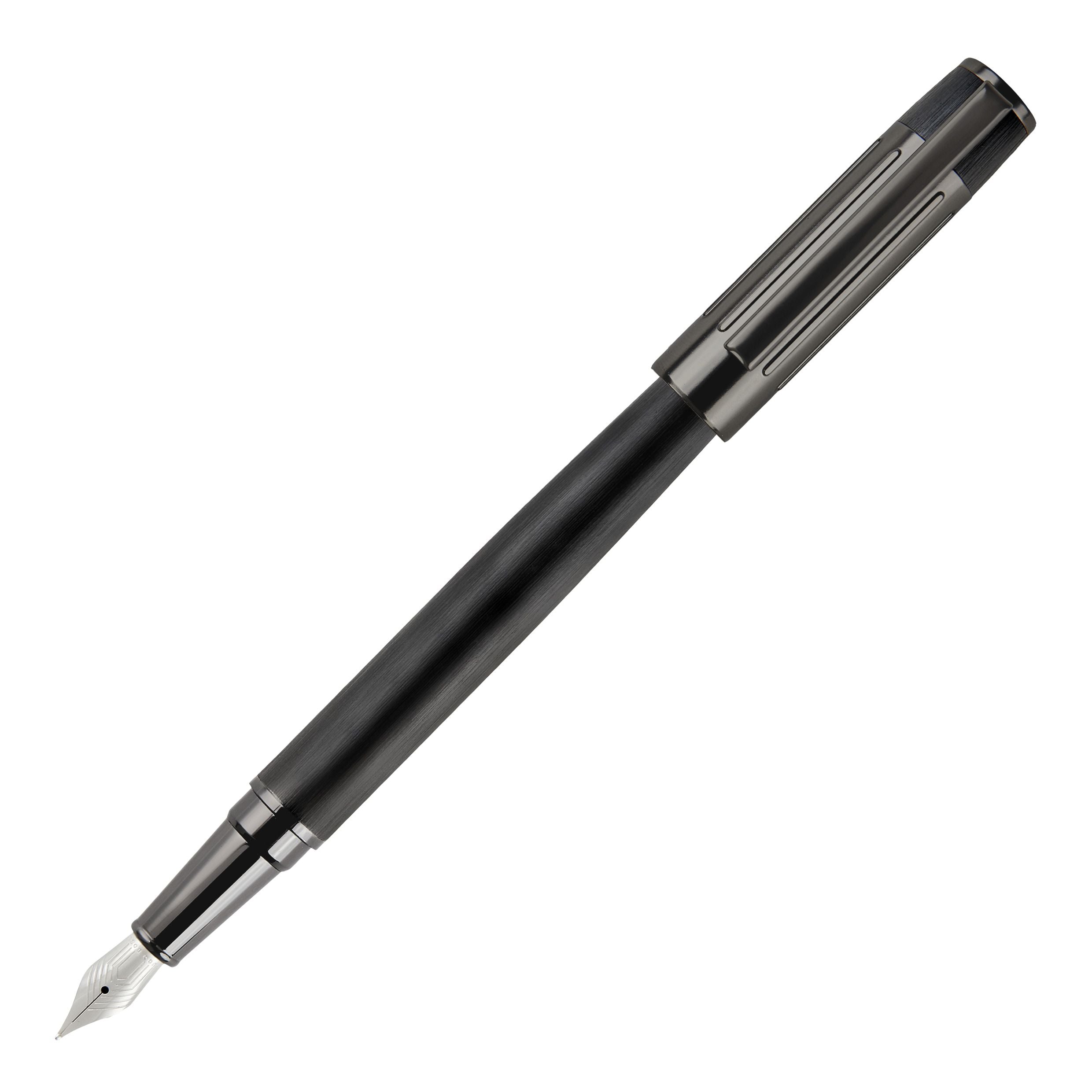 HUGO BOSS Fountain Pen Gear Ribs Black | HSV3062A