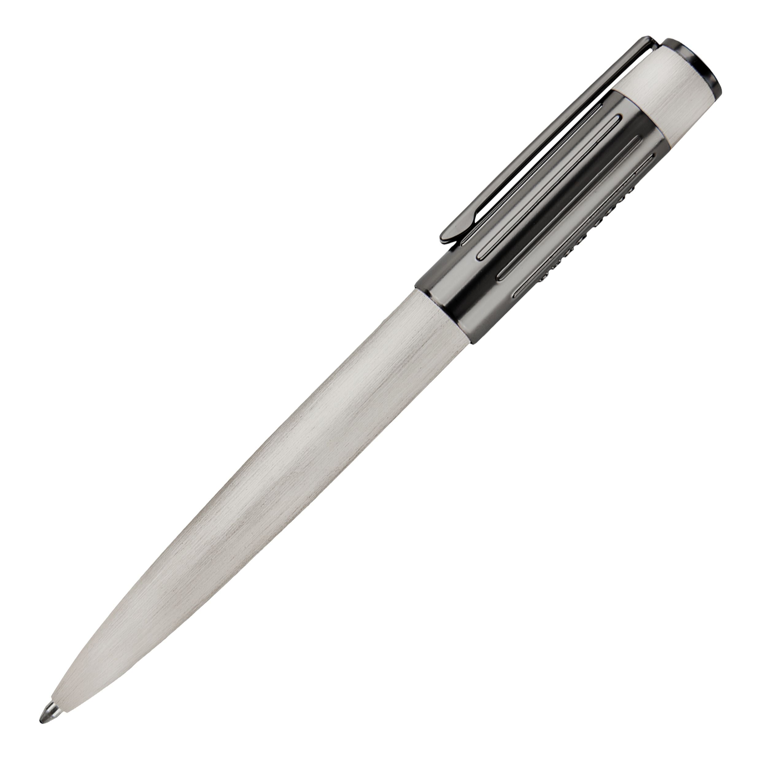 HUGO BOSS Ballpoint pen Gear Ribs Chrome | HSV3064B