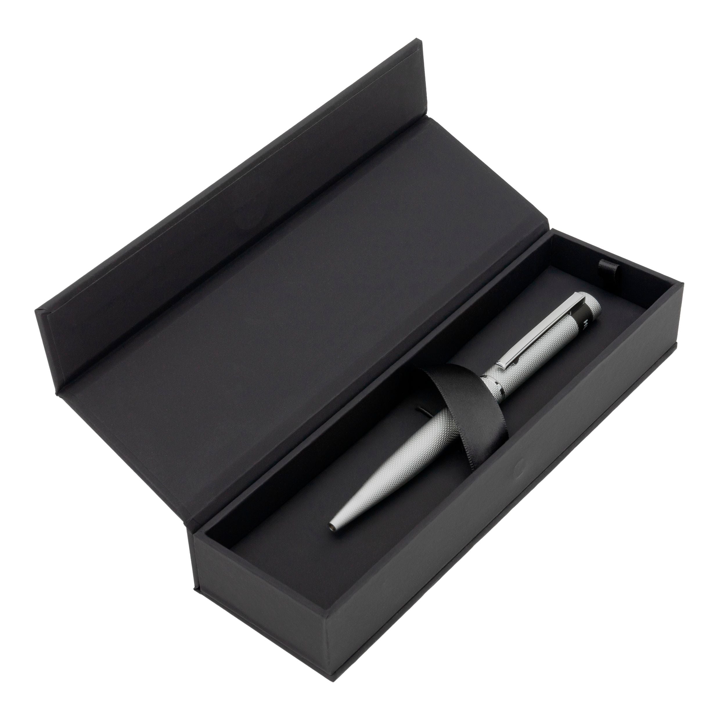 HUGO BOSS HSW3674B-Ballpoint pen Loop Diamond Chrome