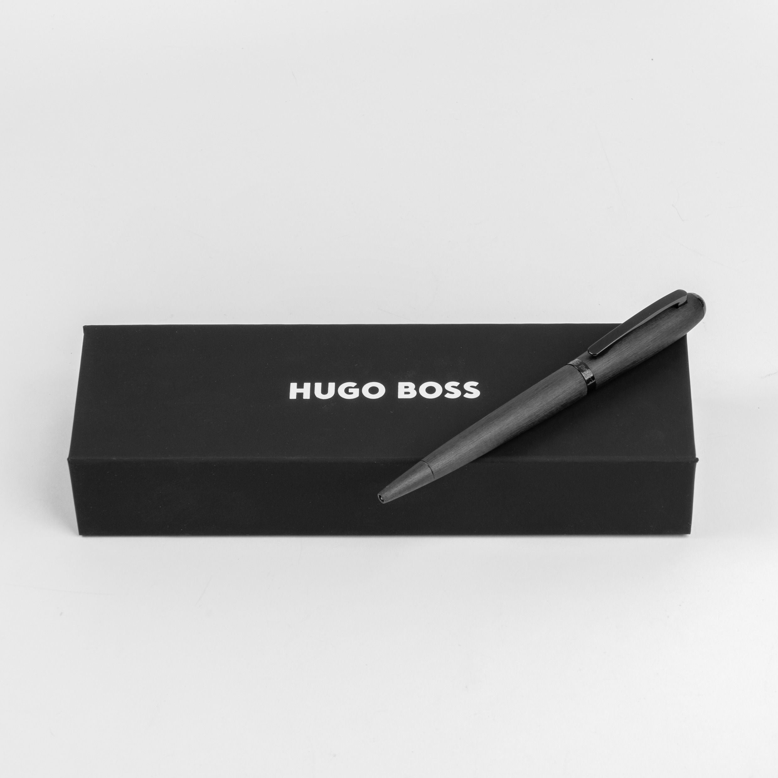 HUGO BOSS HSY2434A-Ballpoint pen Contour Brushed Black