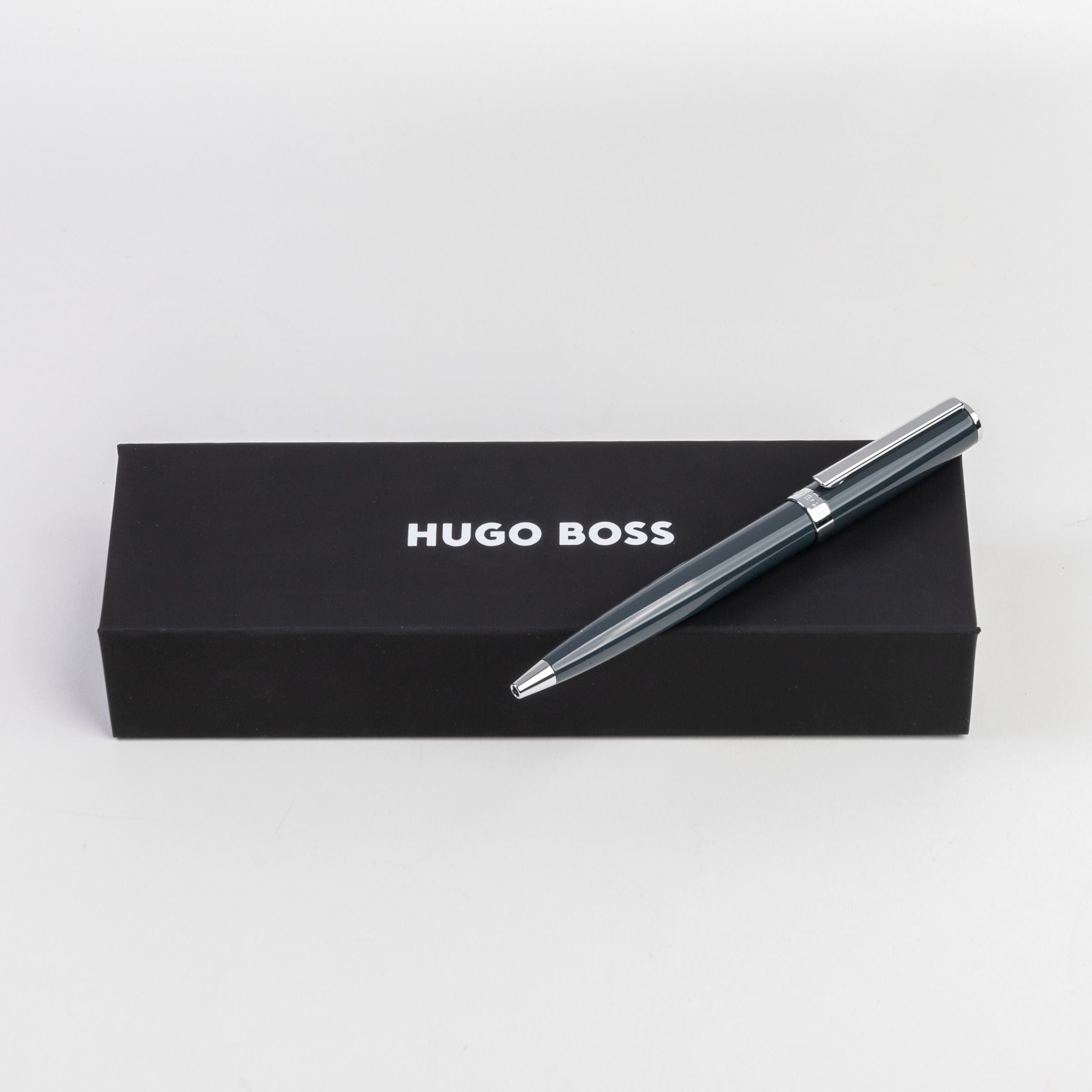 HUGO BOSS HSN2544J-Ballpoint pen Gear Icon Grey