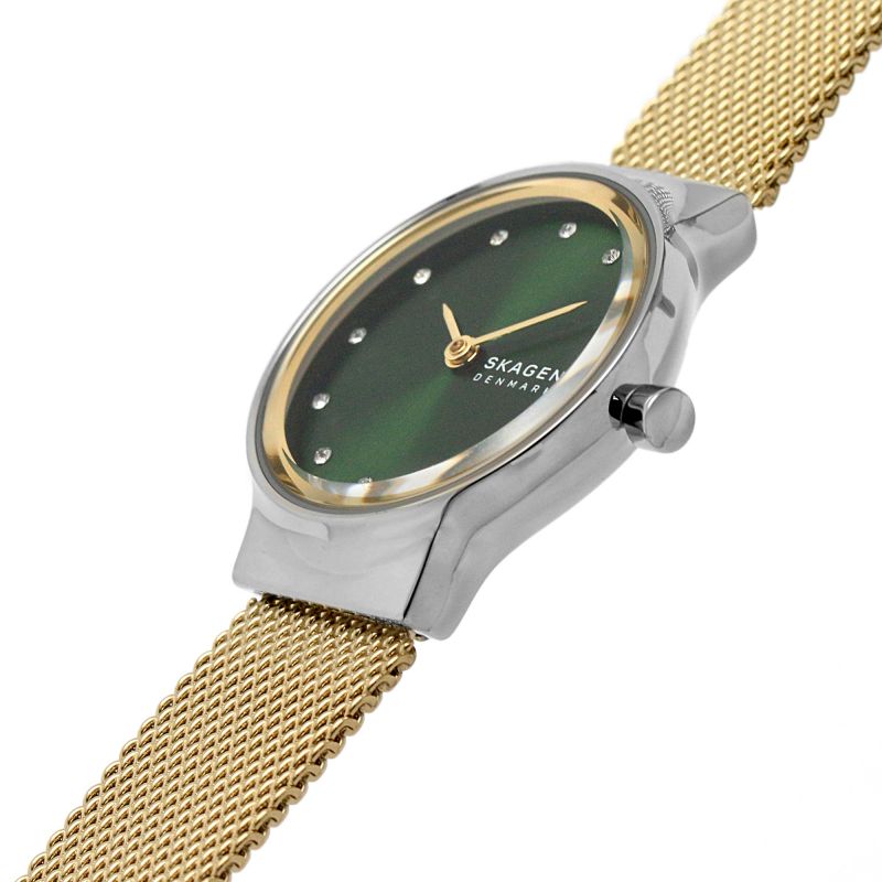 Skagen Freja Lille Two - Hand Gold - Tone Stainless Steel Woman's Watch | SKW3068 | TIME Watches