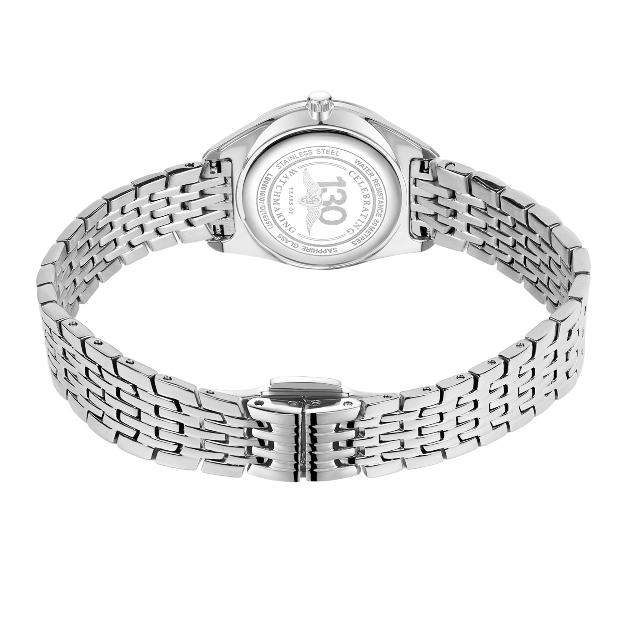 Rotary Women's Ultra Slim Steel Watch | LB08010/07/D