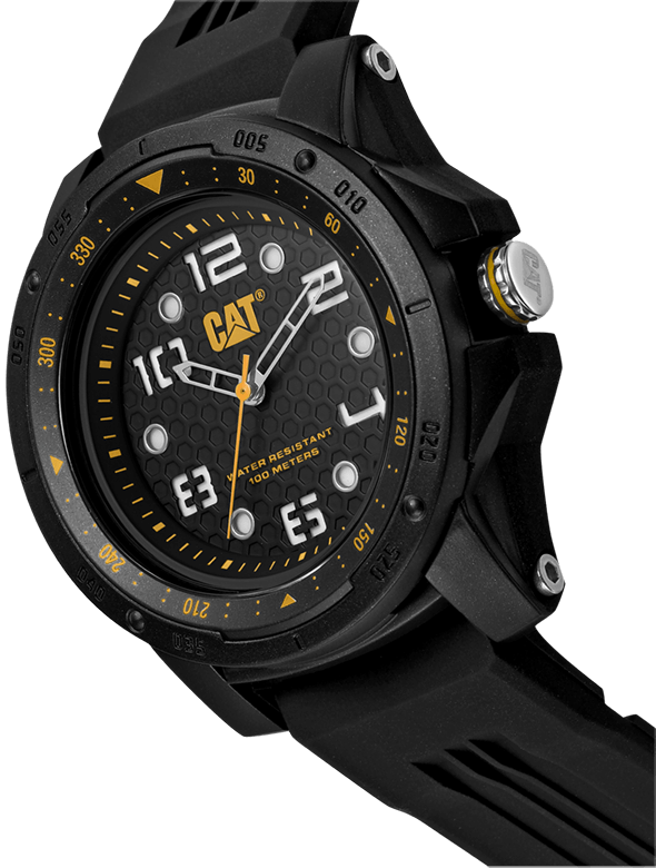 CAT Black Rubber Men's Watch | LP.160.21.131