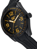 CAT Oceania Black Dial Calendar Yellow Hands Black Strap Men's Watch | LQ.161.21.137