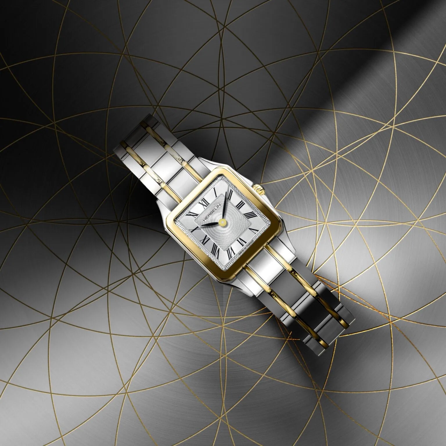 Herbelin Luna Silver Target Dial Rose Gold PVD Women’s Watch | 17457BTR01