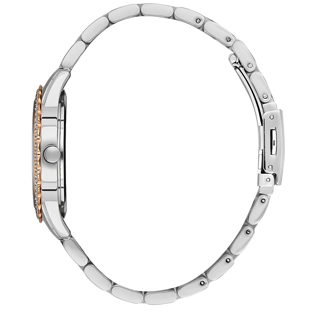 Bigotti Two-Tone Watch Mother of Pearl Dial Stainless Steel Strap | BG.1.10496-5