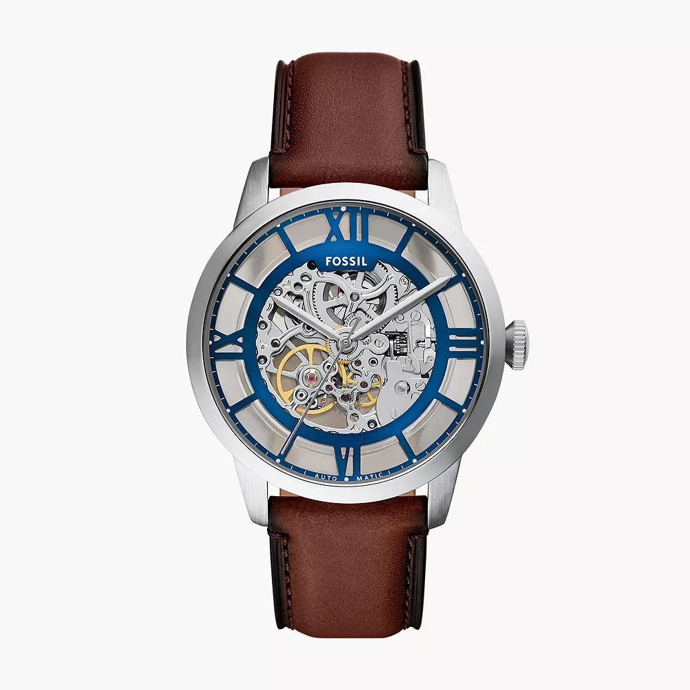 Fossil Townsman Automatic Brown Leather Watch | ME3267