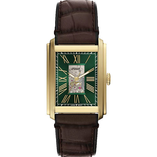 Fossil Carraway Automatic Green Dial Men's Watch | ME3271